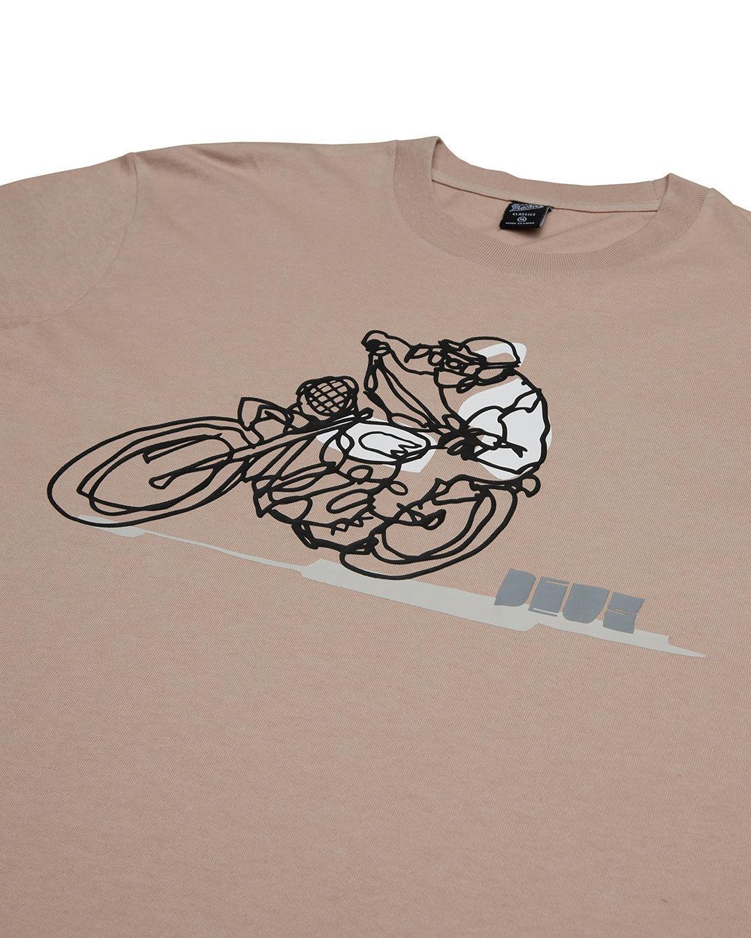 Malcontent Tee - Khaki Product Image