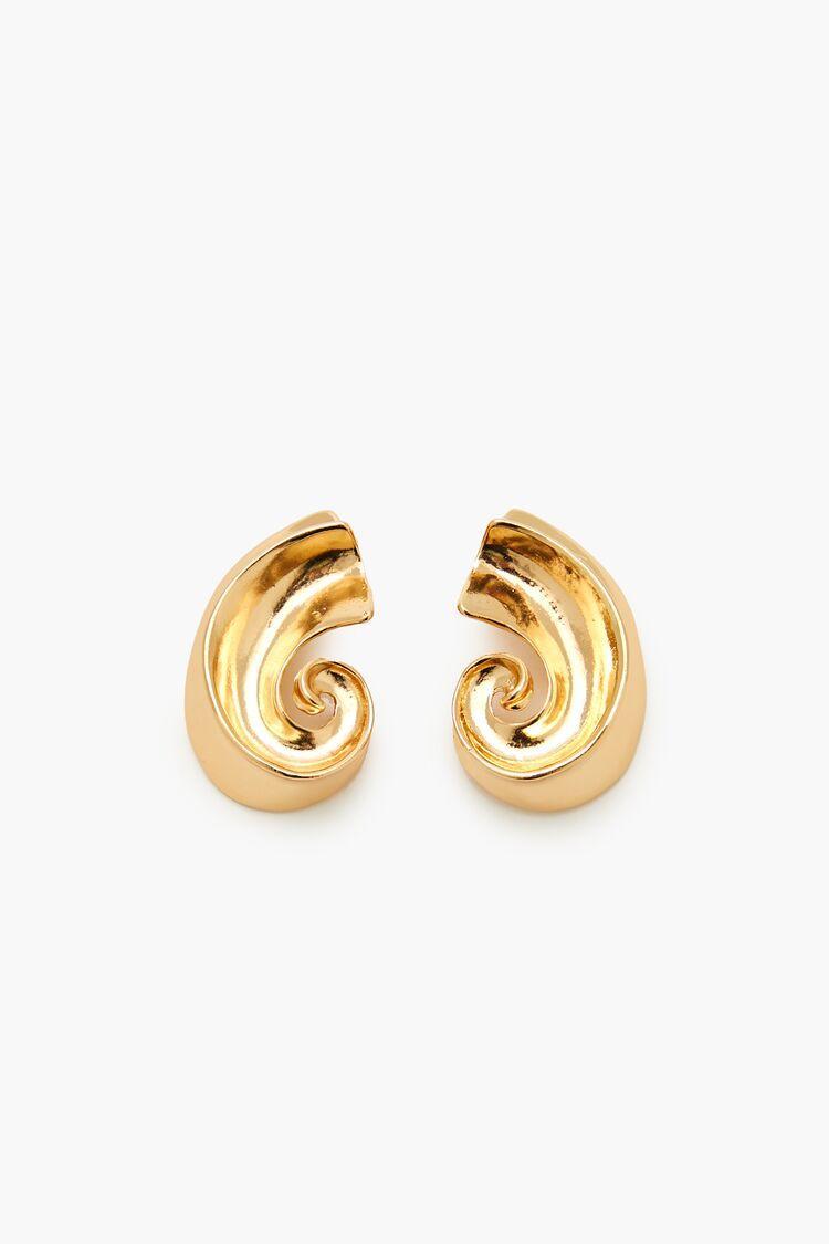 Spiral Seashell Drop Earrings | Forever 21 Product Image