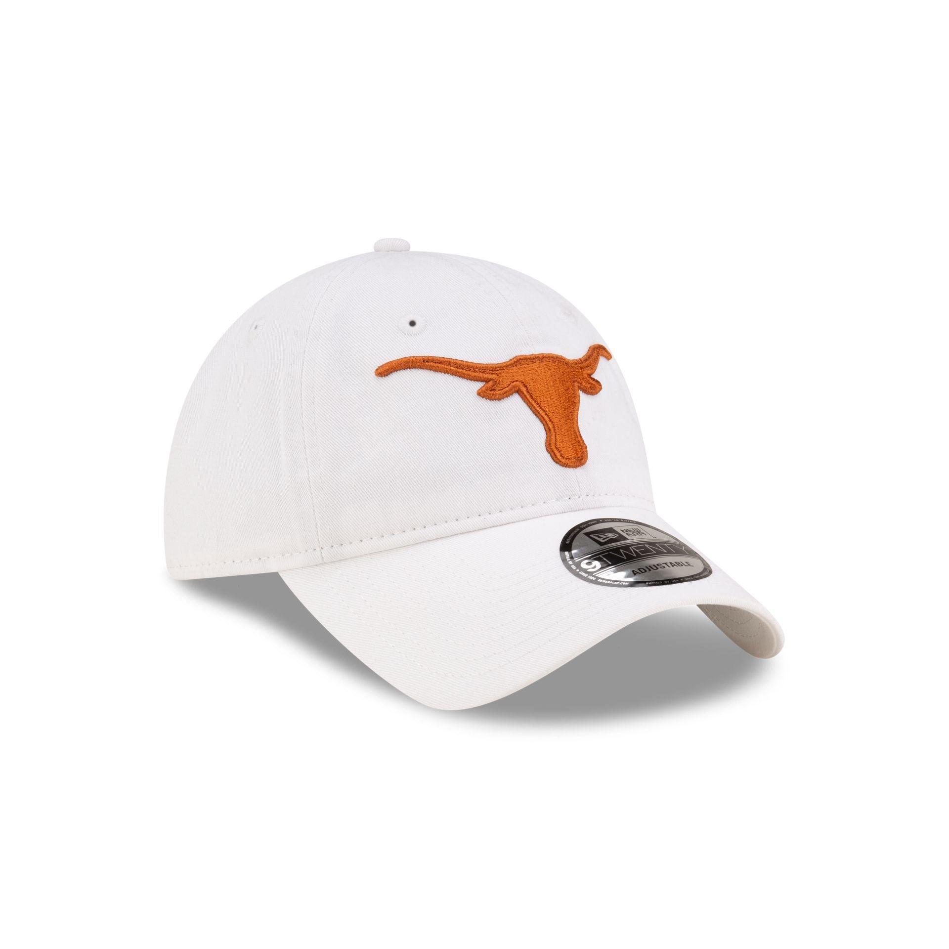 Texas Longhorns White 9TWENTY Adjustable Hat Male Product Image