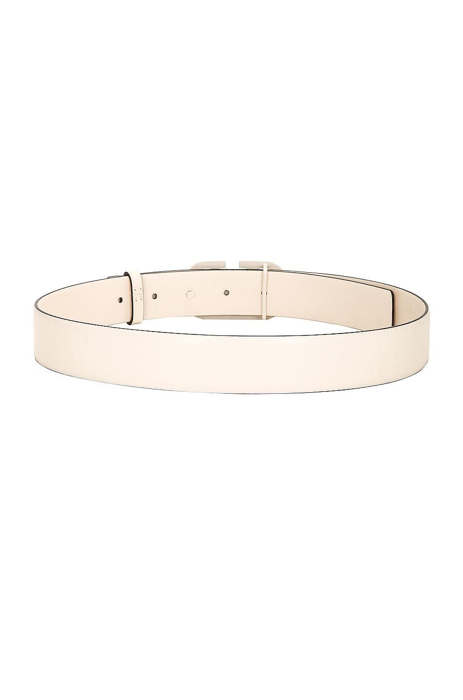 Valentino Garavani V Logo Signature 30 Belt in Ivory Product Image