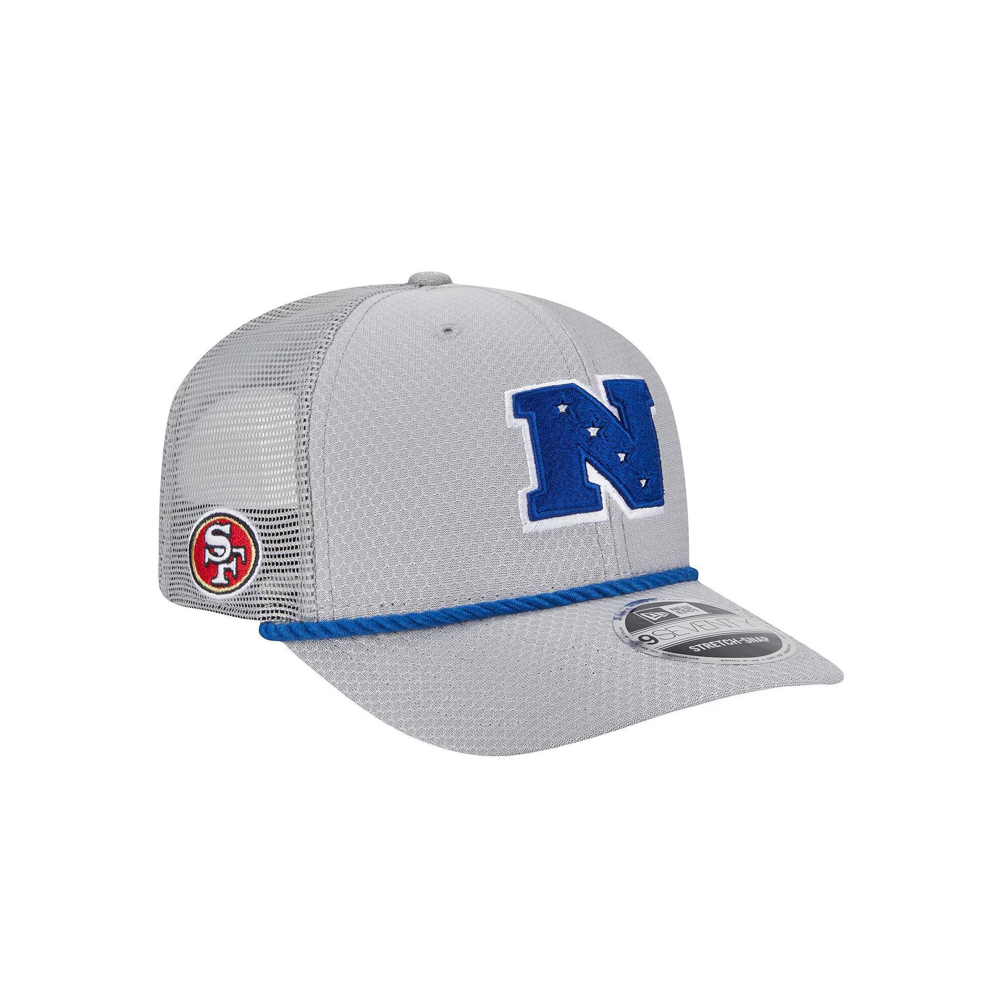 Men's New Era Gray San Francisco 49ers 2025 Pro Bowl 9SEVENTY Stretch-Snap Hat, Grey Product Image