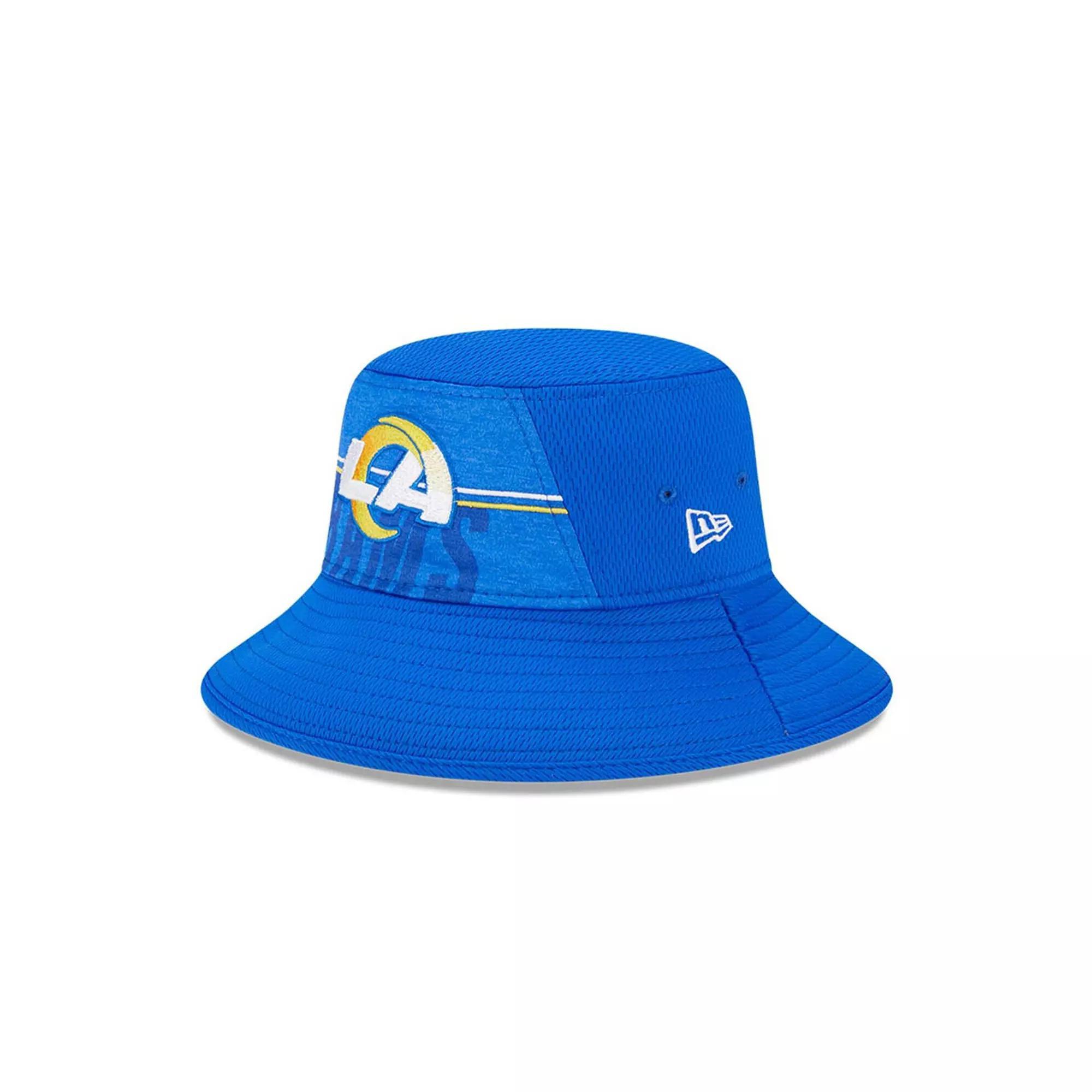 Men's New Era Royal Los Angeles Rams 2023 NFL Training Camp Stretch Bucket Hat, Blue Product Image