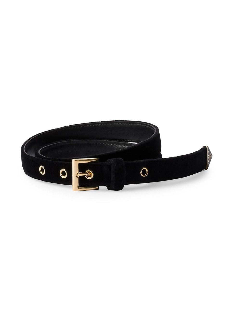 Womens Velvet Belt Product Image