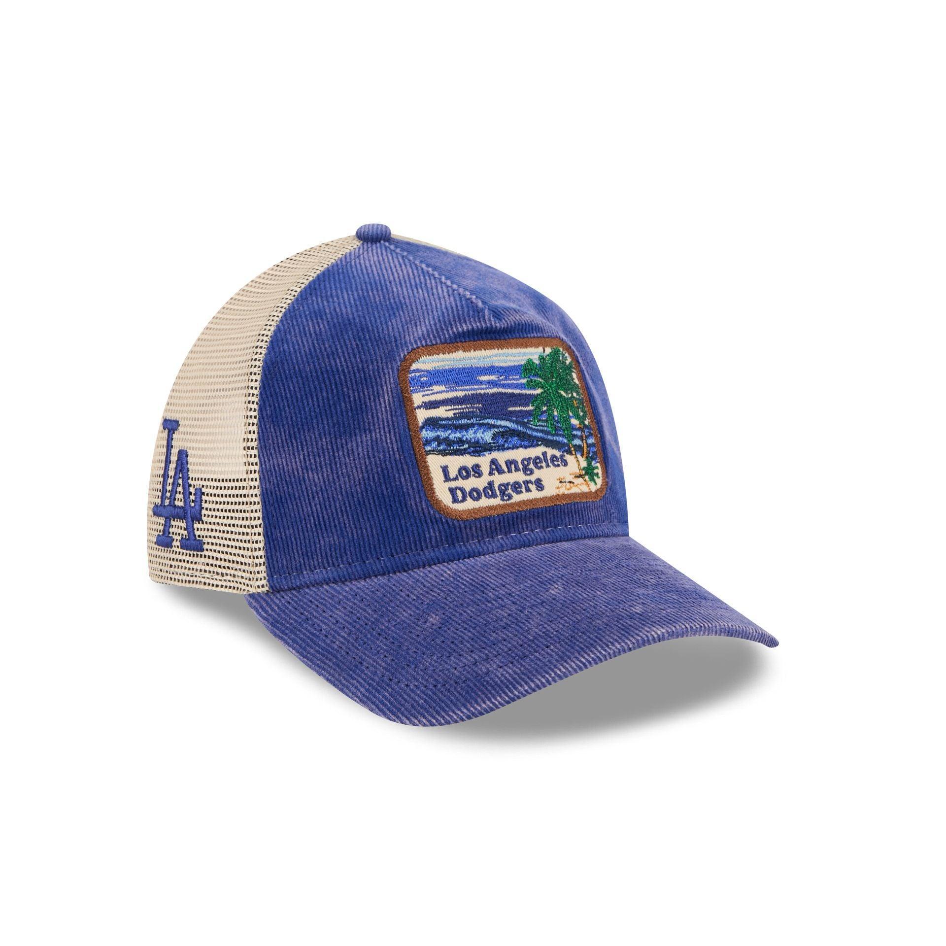 Los Angeles Dodgers Vintage Landscape 9TWENTY A-Frame Trucker Hat Male Product Image