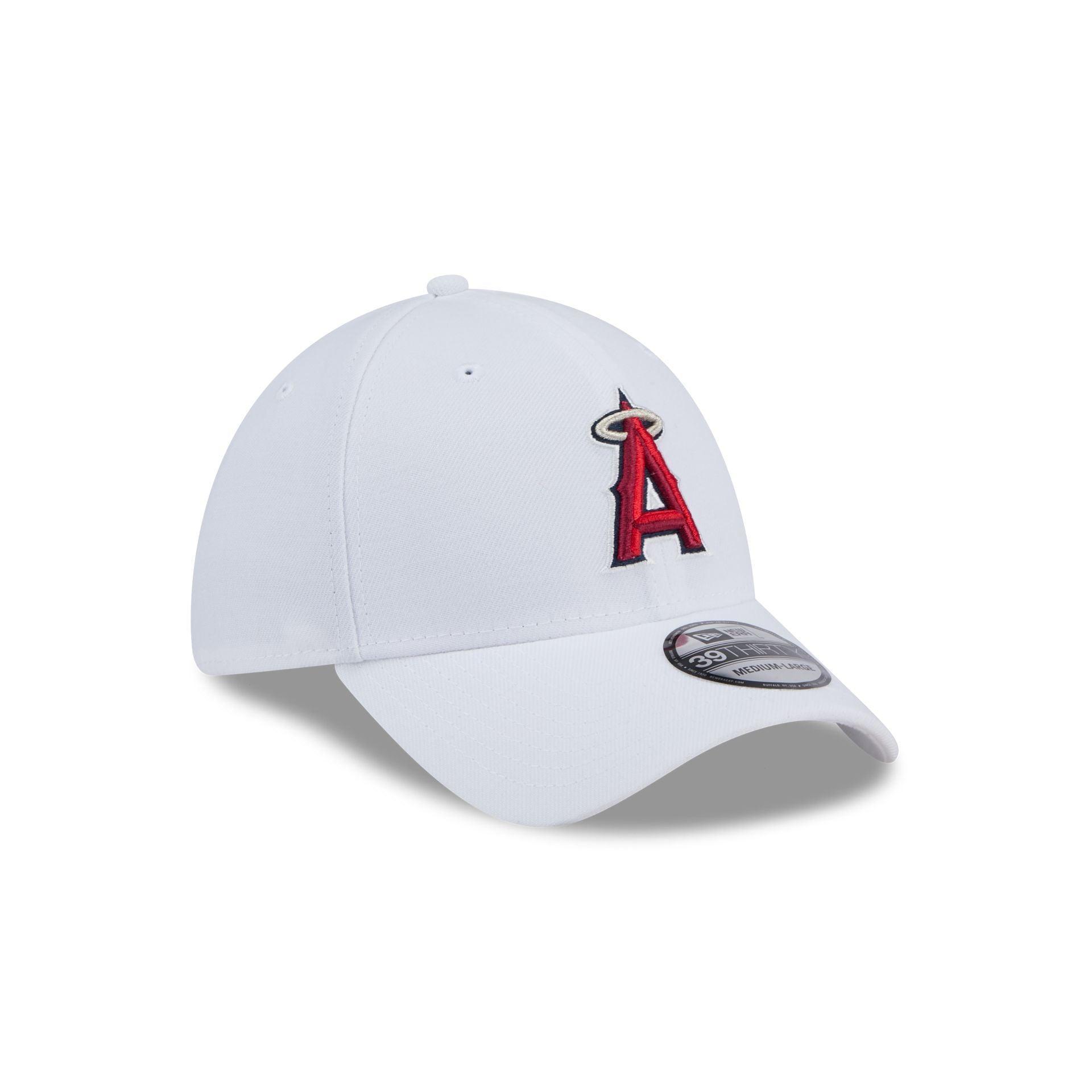 Atlanta Braves Optic White 39THIRTY Stretch Fit Hat Male Product Image