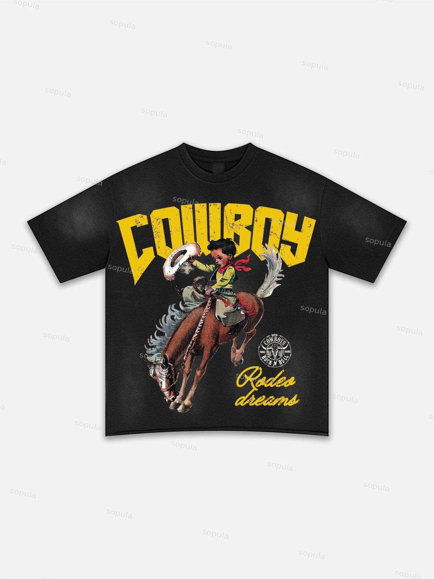 Child Of God Print Washed T-shirt Product Image