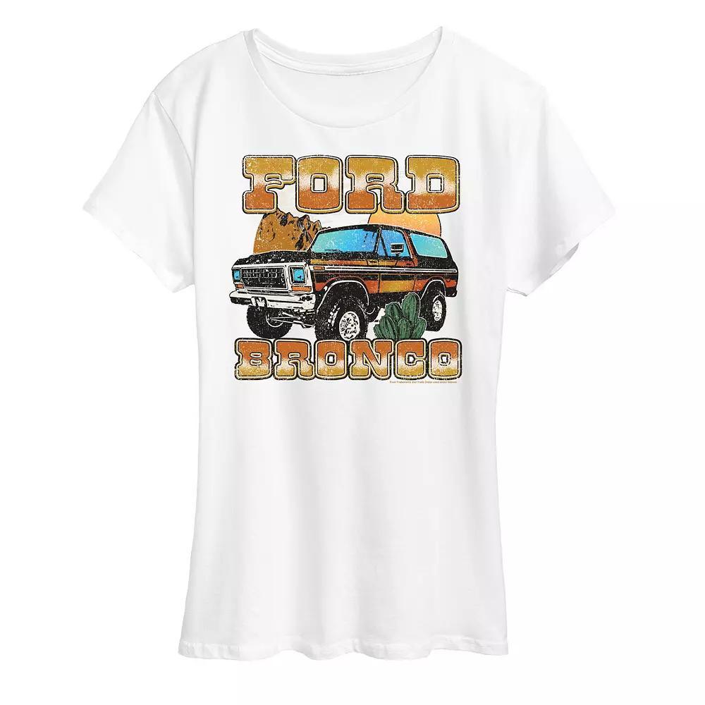 Women's Ford Vintage Bronco Desert Graphic Tee,  Product Image