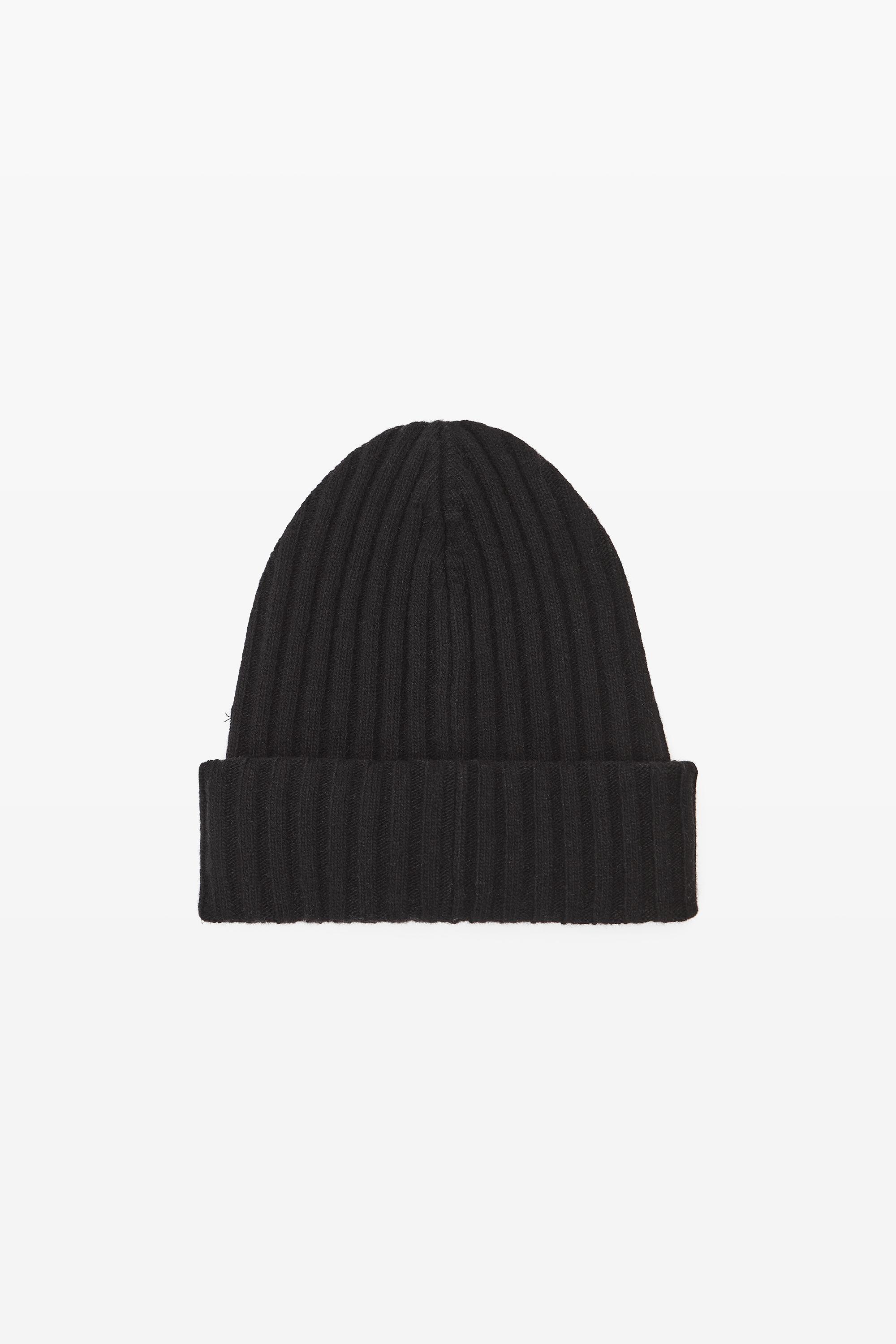 Ribbed Beanie With Logo Flag Tag Product Image