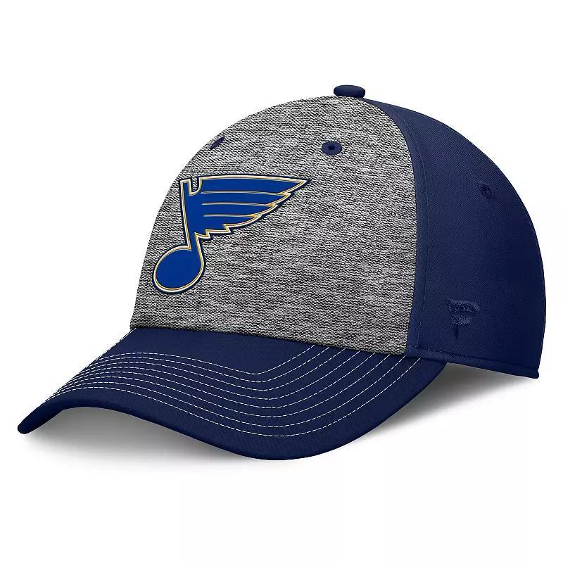 Mens Fanatics Gray/Blue Colorado Avalanche Fundamental Top Shelf 2-Tone Flex Hat Product Image