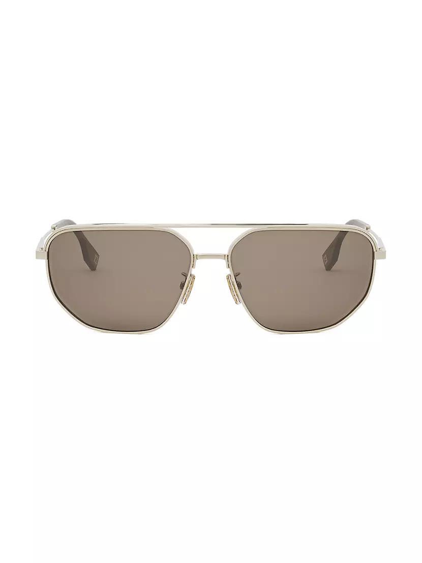 Fendi Travel 61MM Rectangular Sunglasses Product Image