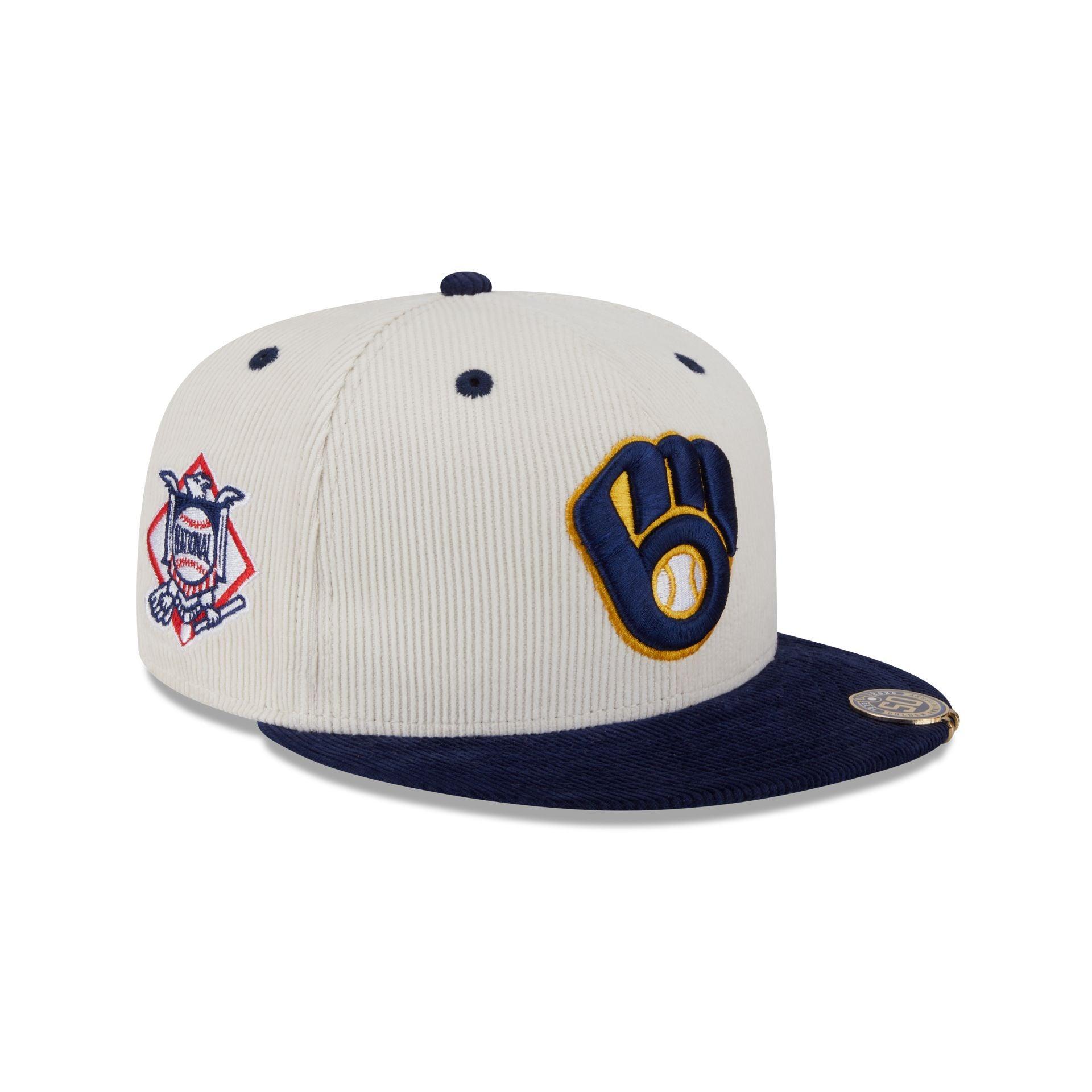 Milwaukee Brewers Two Tone Cord 59FIFTY Fitted Hat Male Product Image