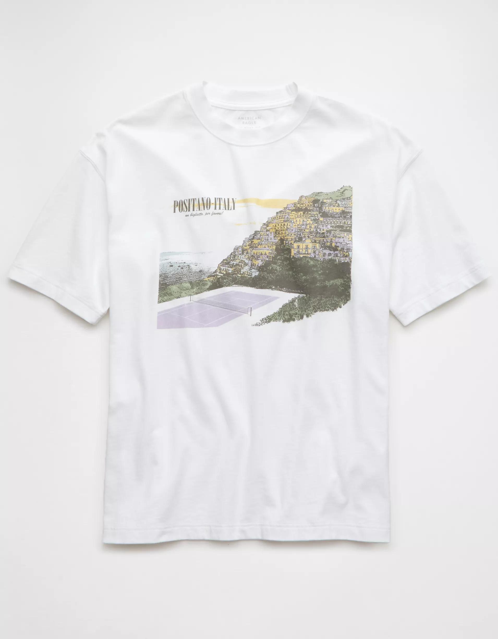 AE Boxy Destination Graphic T-Shirt Product Image