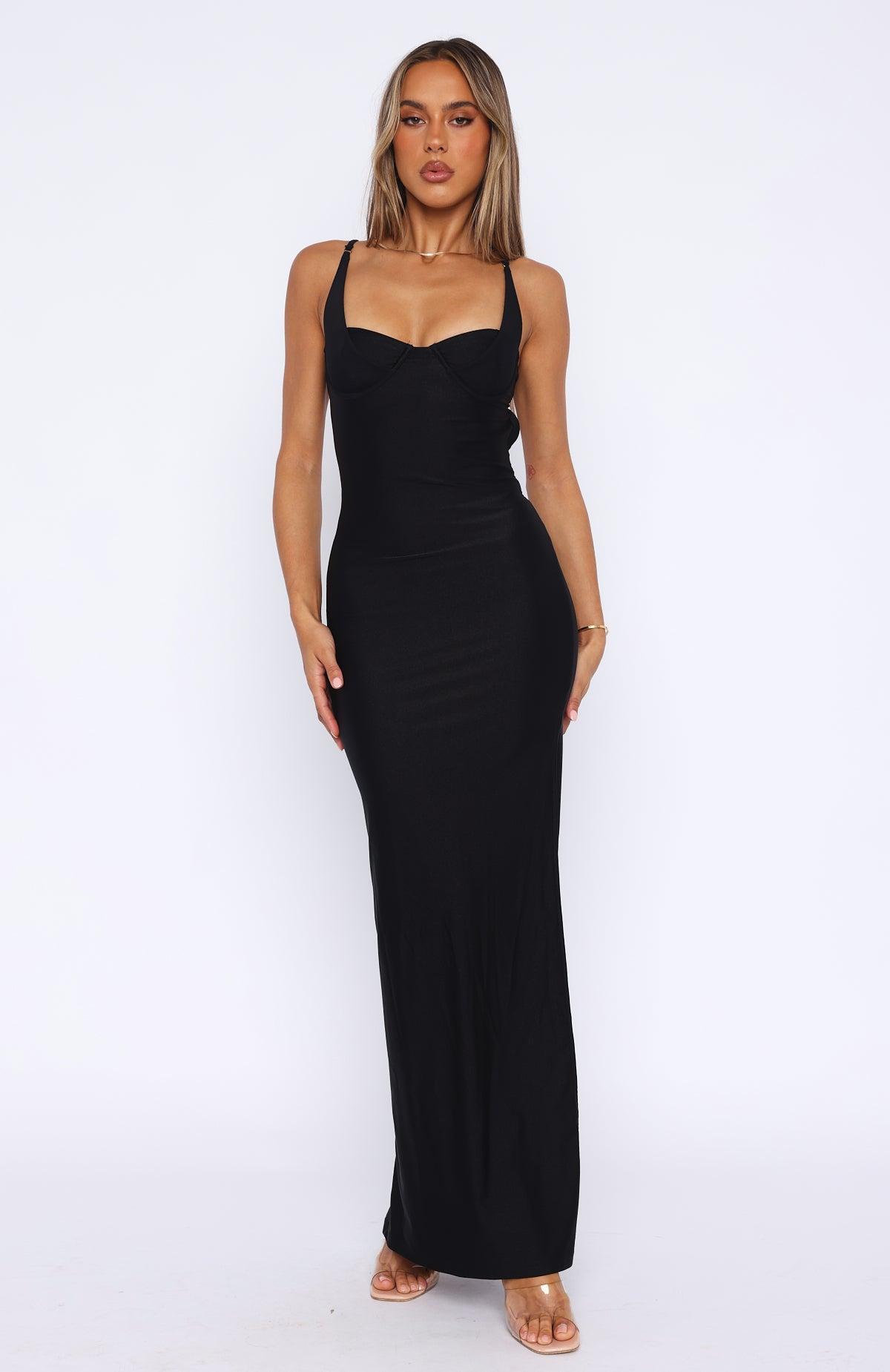 Shooting Star Maxi Dress Black Product Image