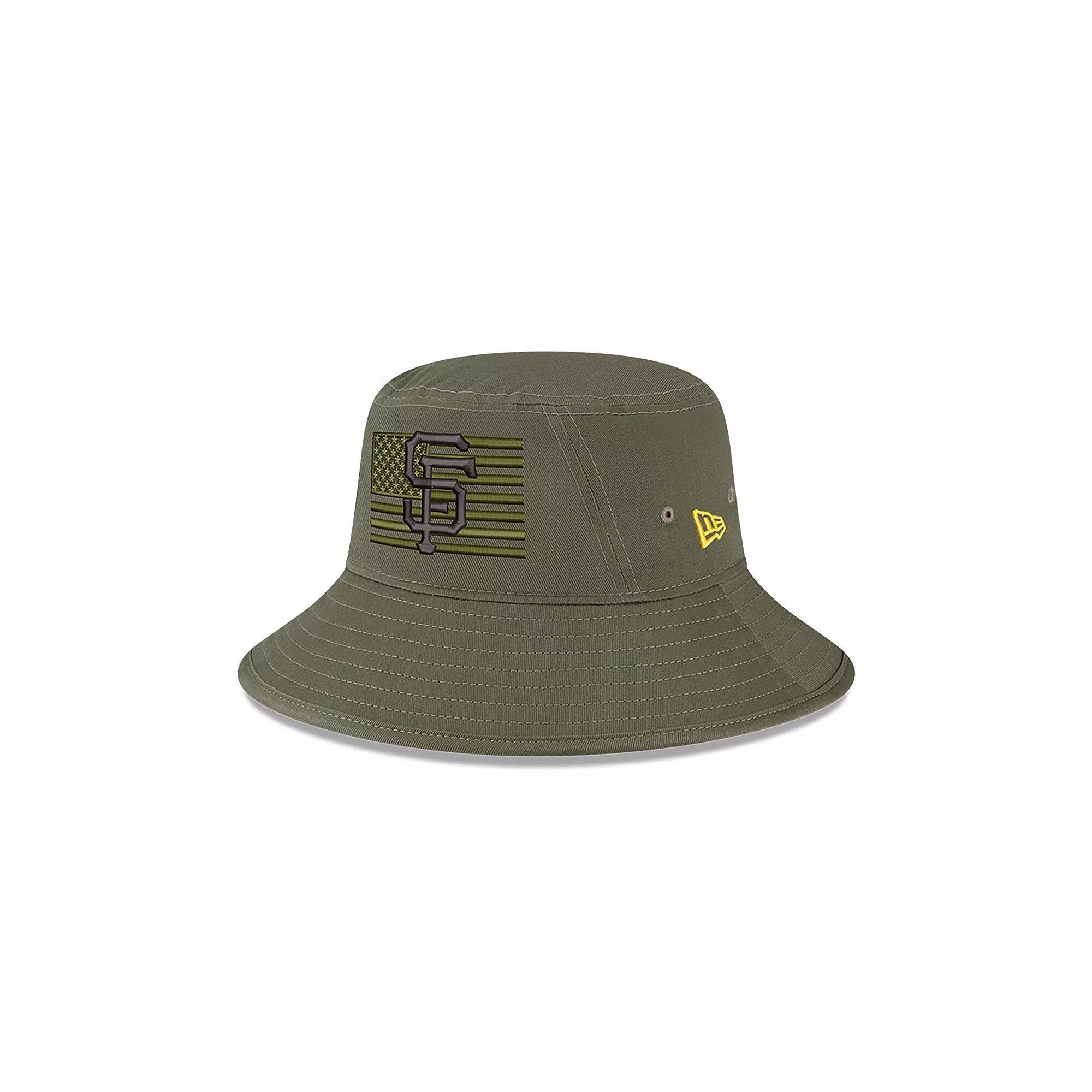 Men's New Era Green San Francisco Giants 2023 Armed Forces Day Bucket Hat,  Product Image