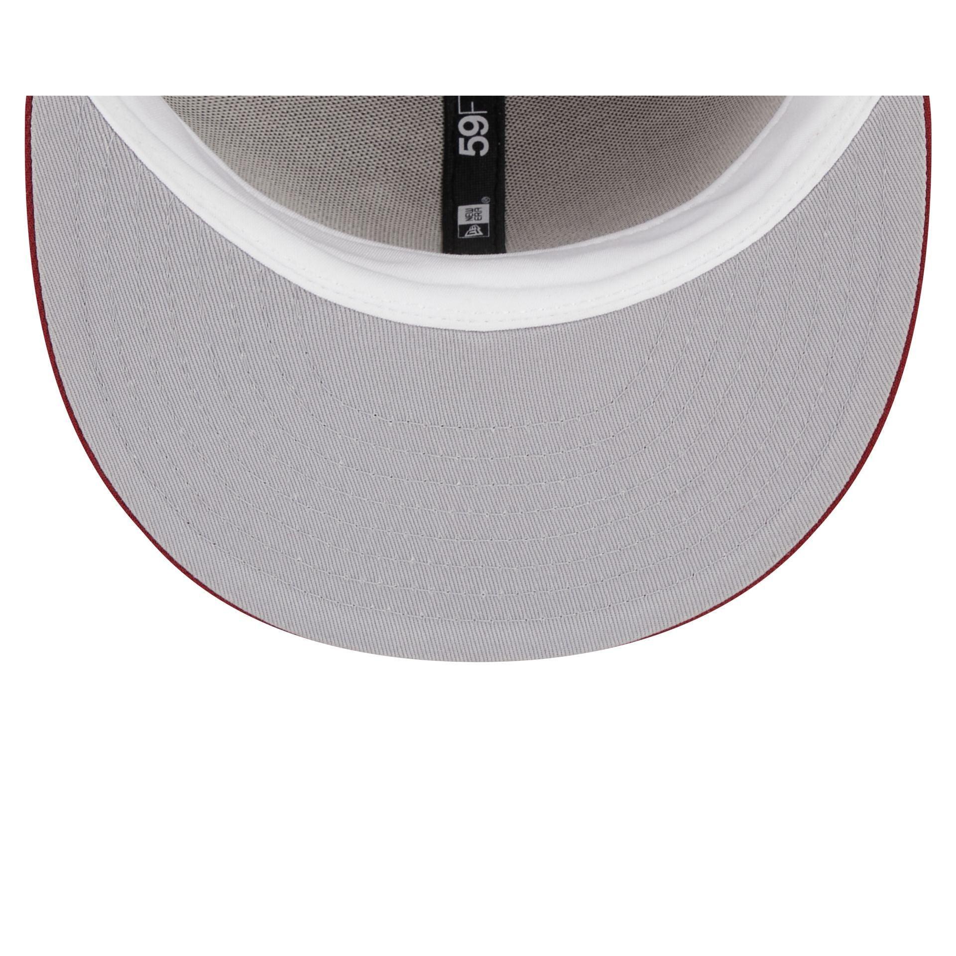 Alabama Crimson Tide Red 59FIFTY Fitted Hat Male Product Image