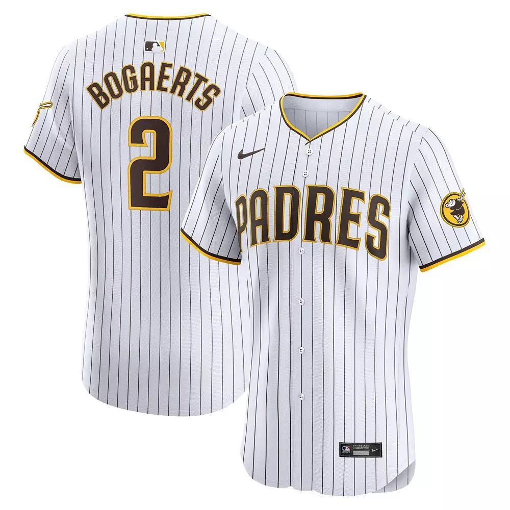 Men's Nike Xander Bogaerts White San Diego Padres Home Elite Jersey, Size: 56 Product Image