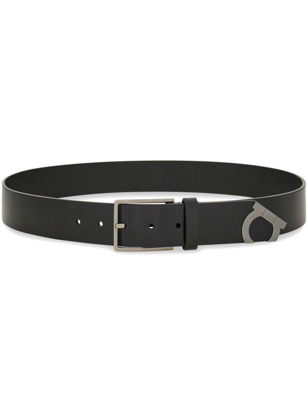 FERRAGAMO Gancini Belt In Black Product Image