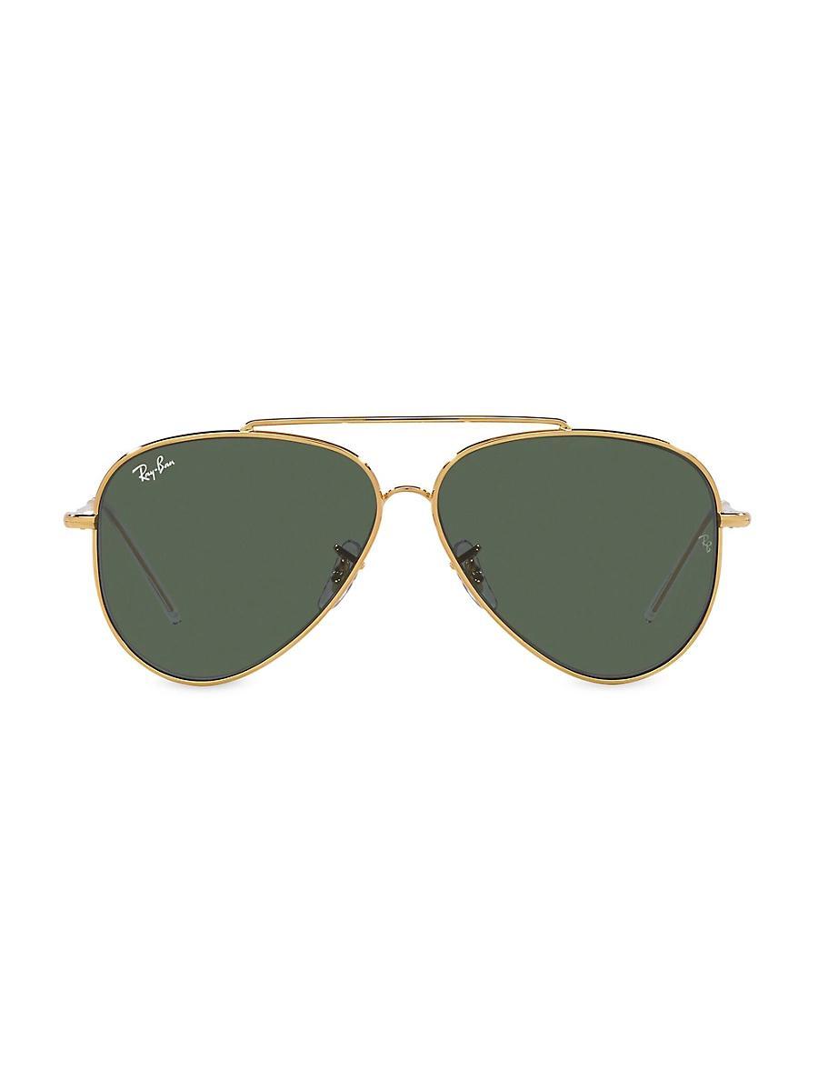 Mens RBR0101S 59MM Reverse Aviator Sunglasses Product Image