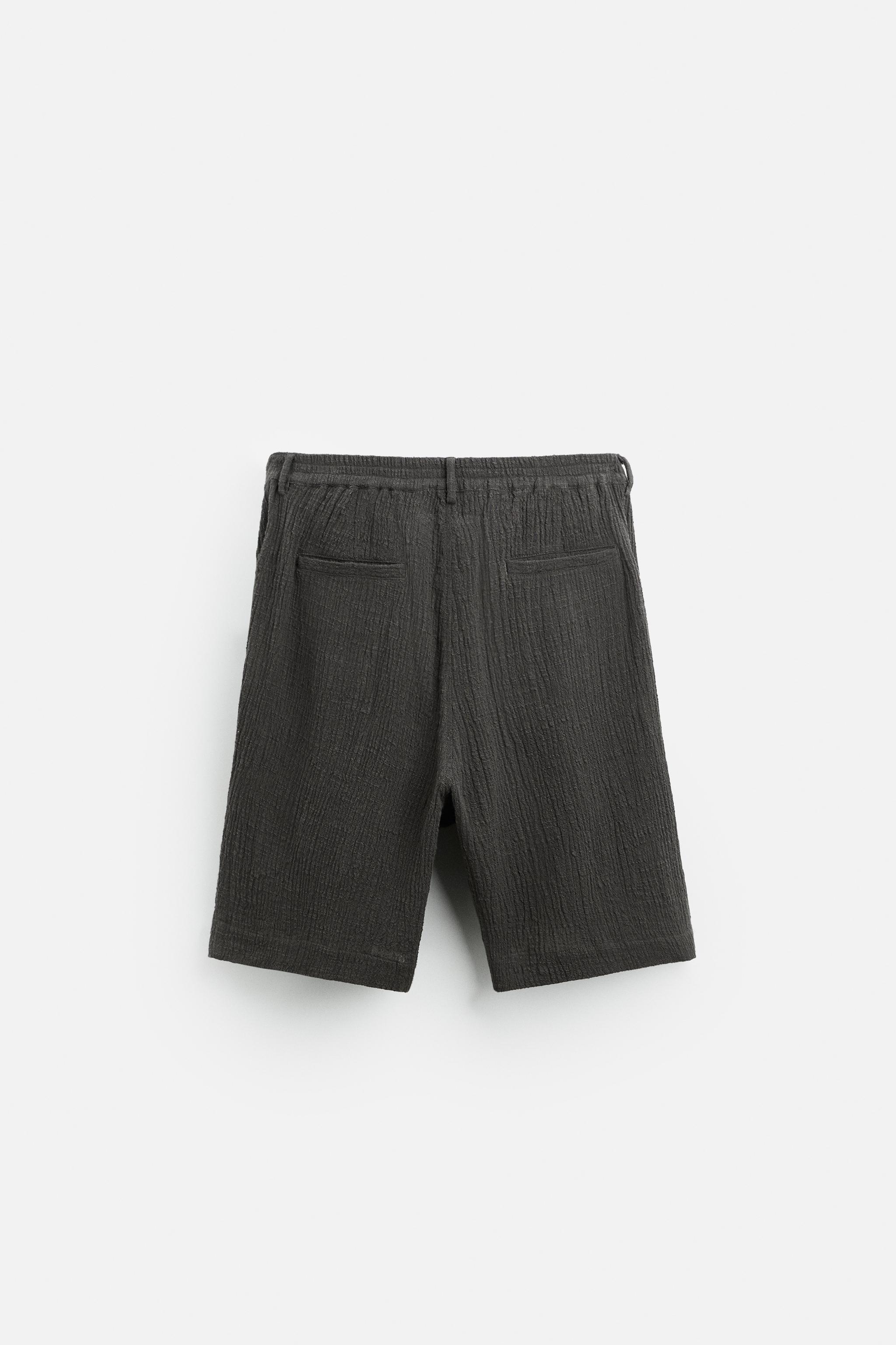 COTTON - LINEN SUIT SHORTS Product Image