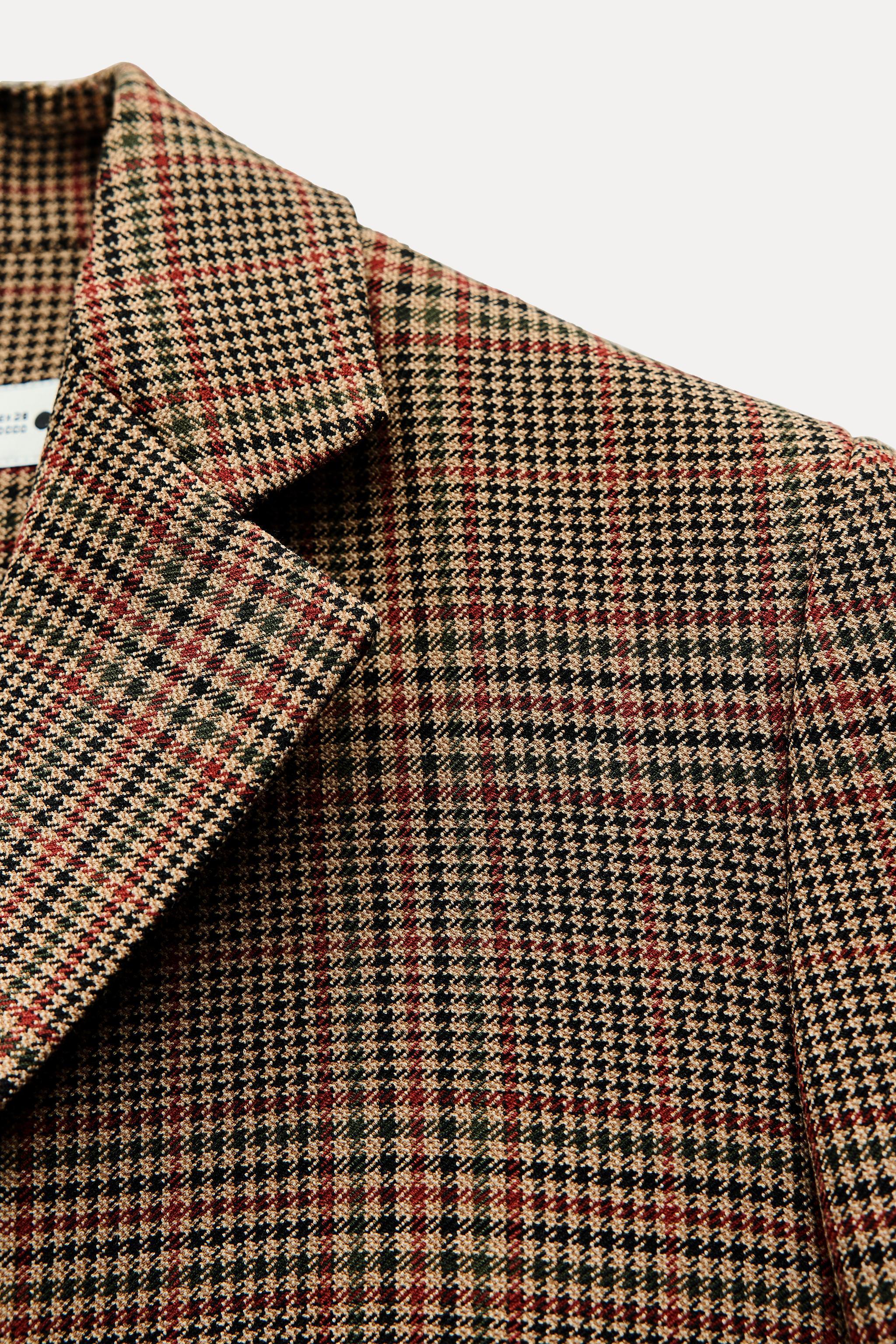 CHECKERED BLAZER ZW COLLECTION Product Image