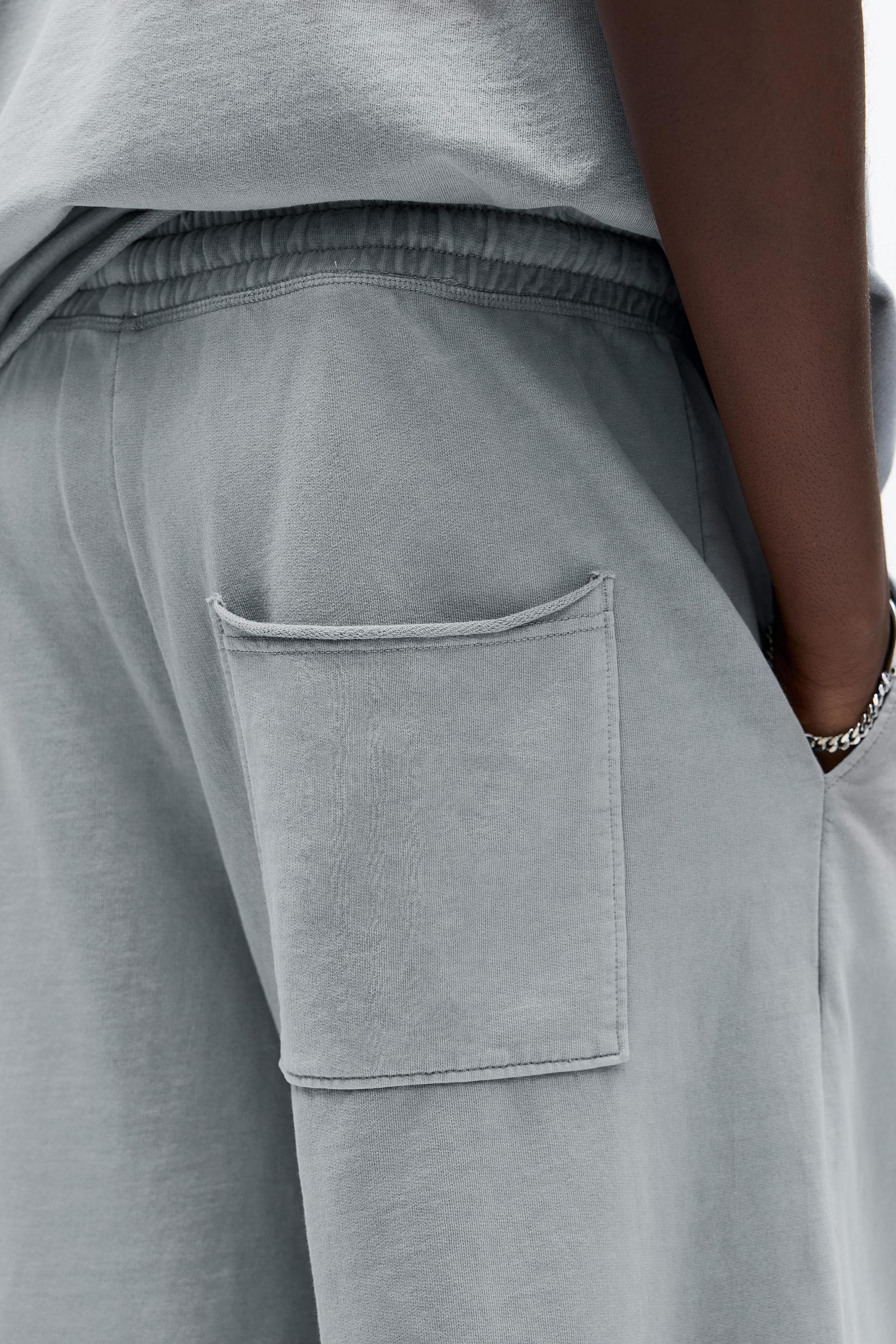 Baggy Bermuda sweat shorts Product Image