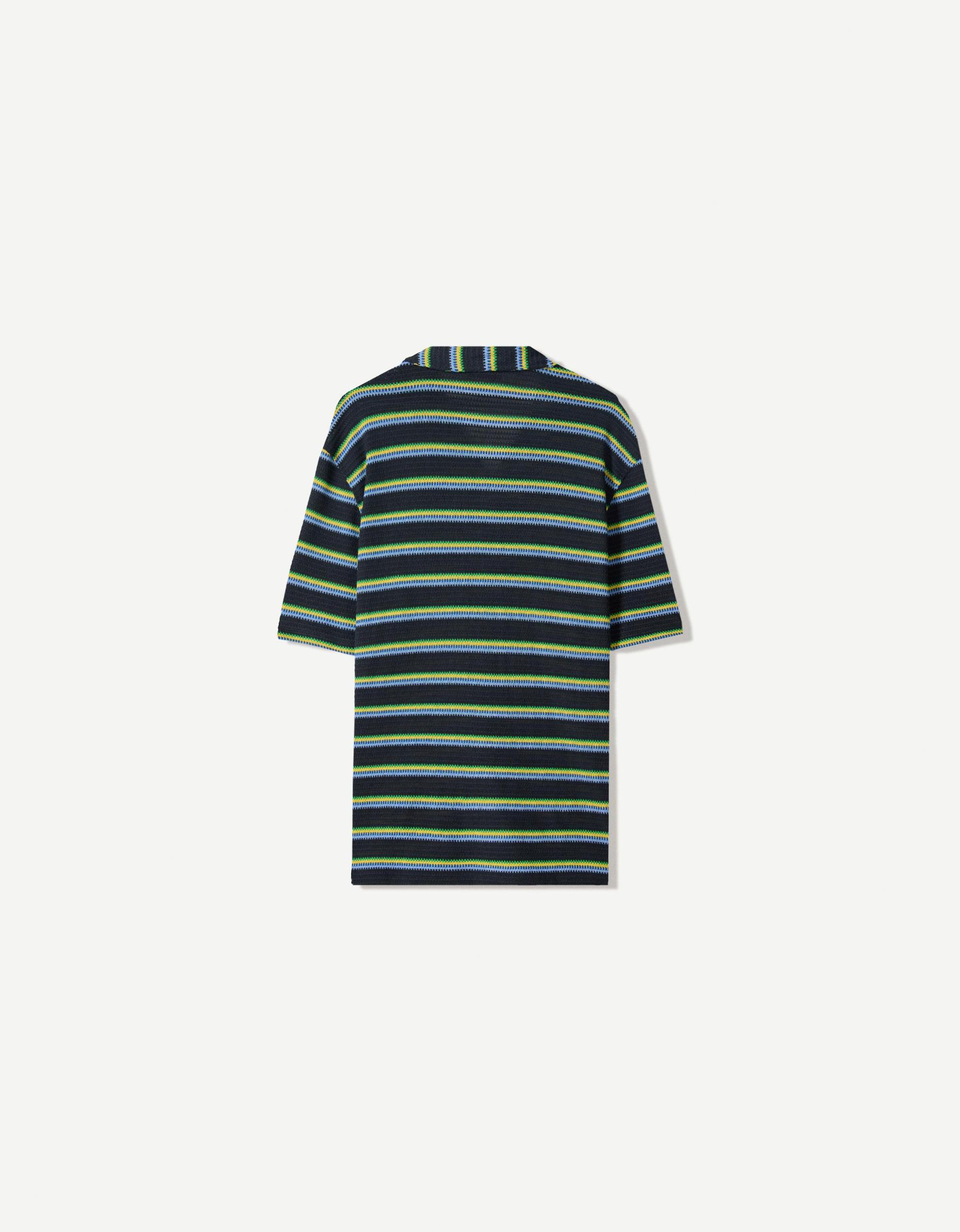 Striped short sleeve shirt Product Image