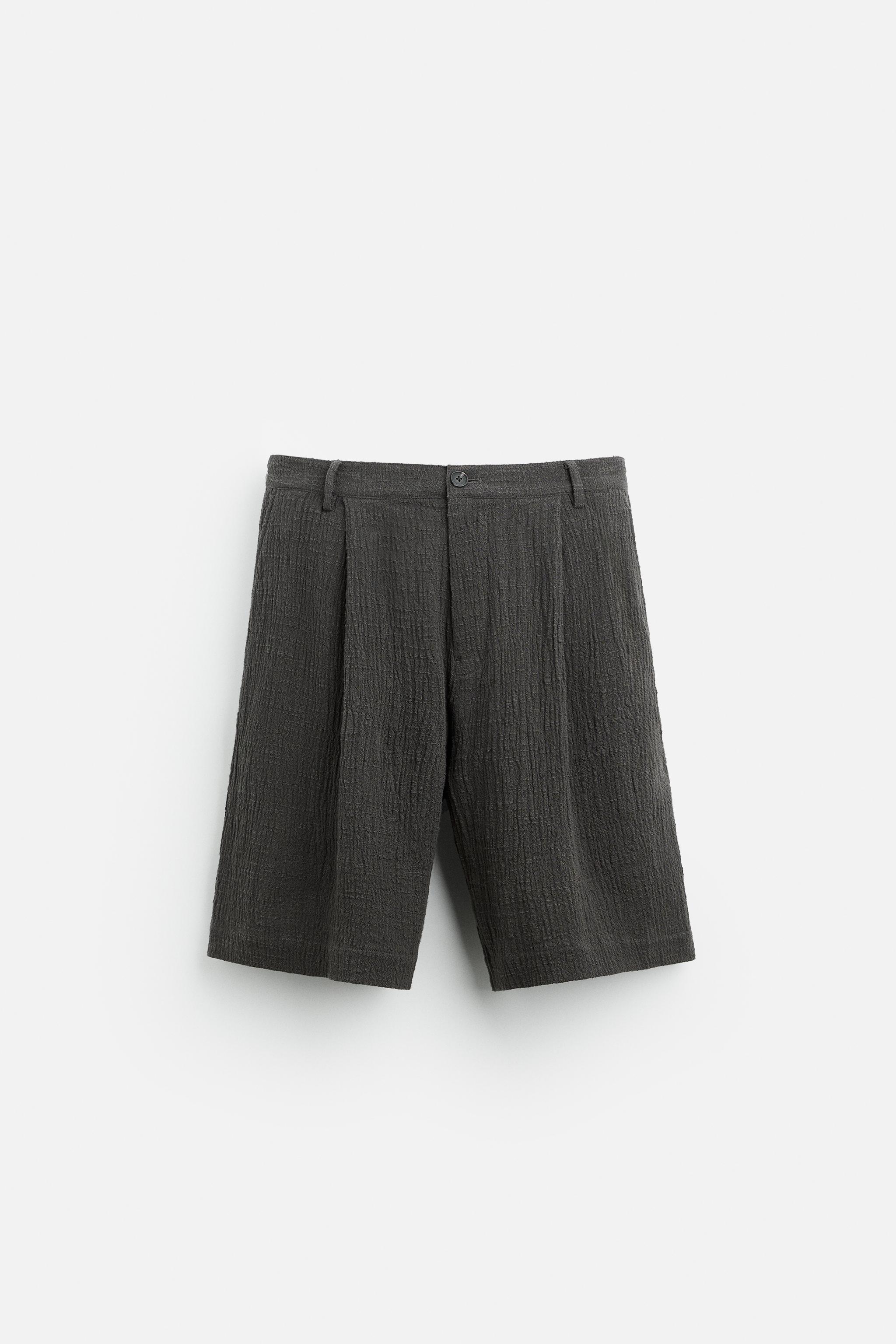 COTTON - LINEN SUIT SHORTS Product Image