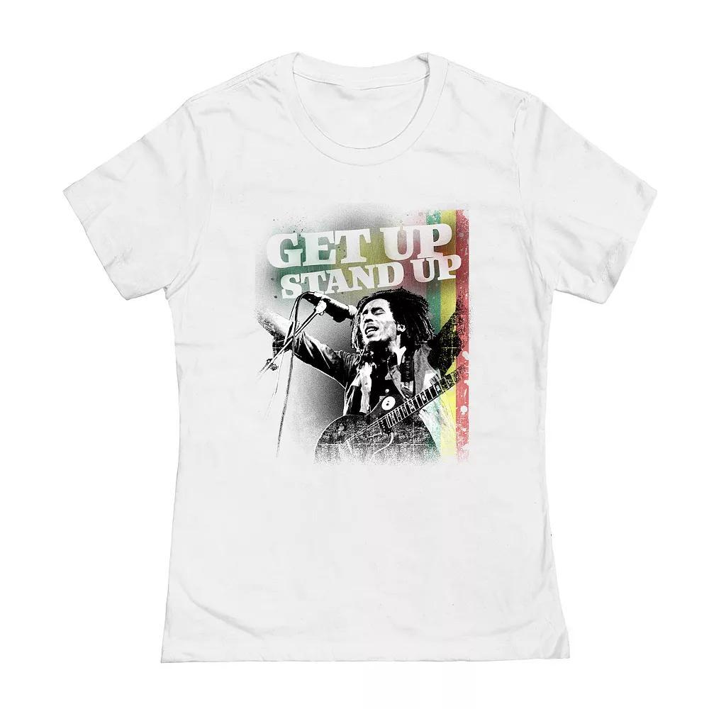 Juniors' Bob Marley Get Up Graphic Tee, Girl's,  Product Image