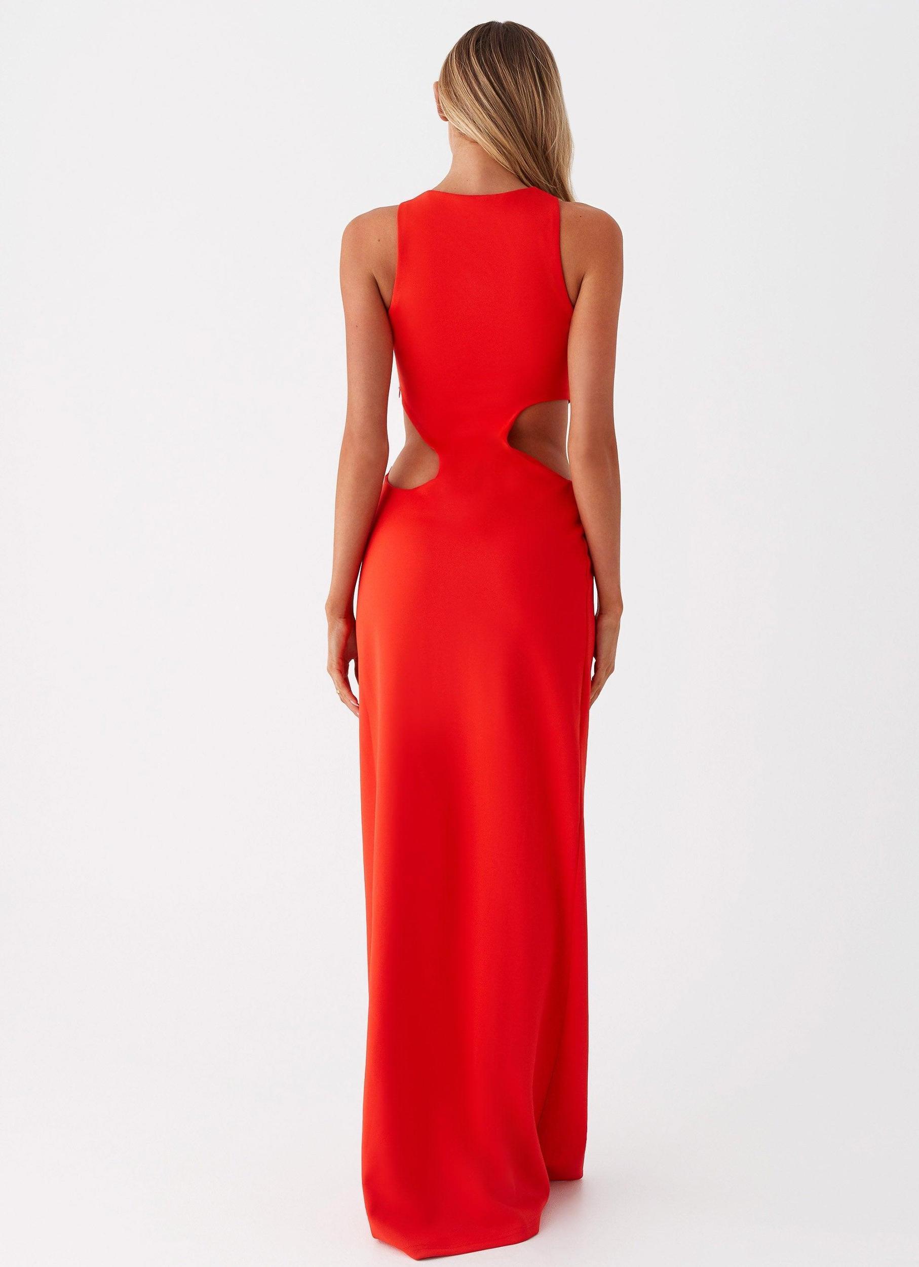 Vaeloria Maxi Dress - Red Product Image