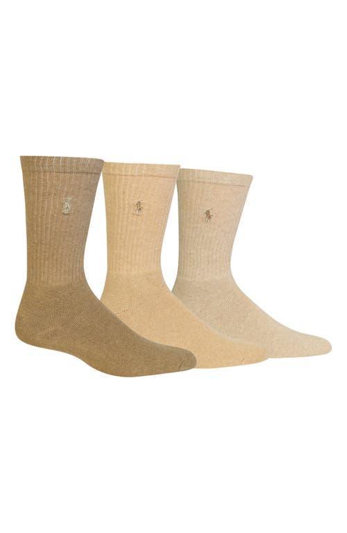 Polo Ralph Lauren Cushioned Rib Crew Socks 3 Product Image