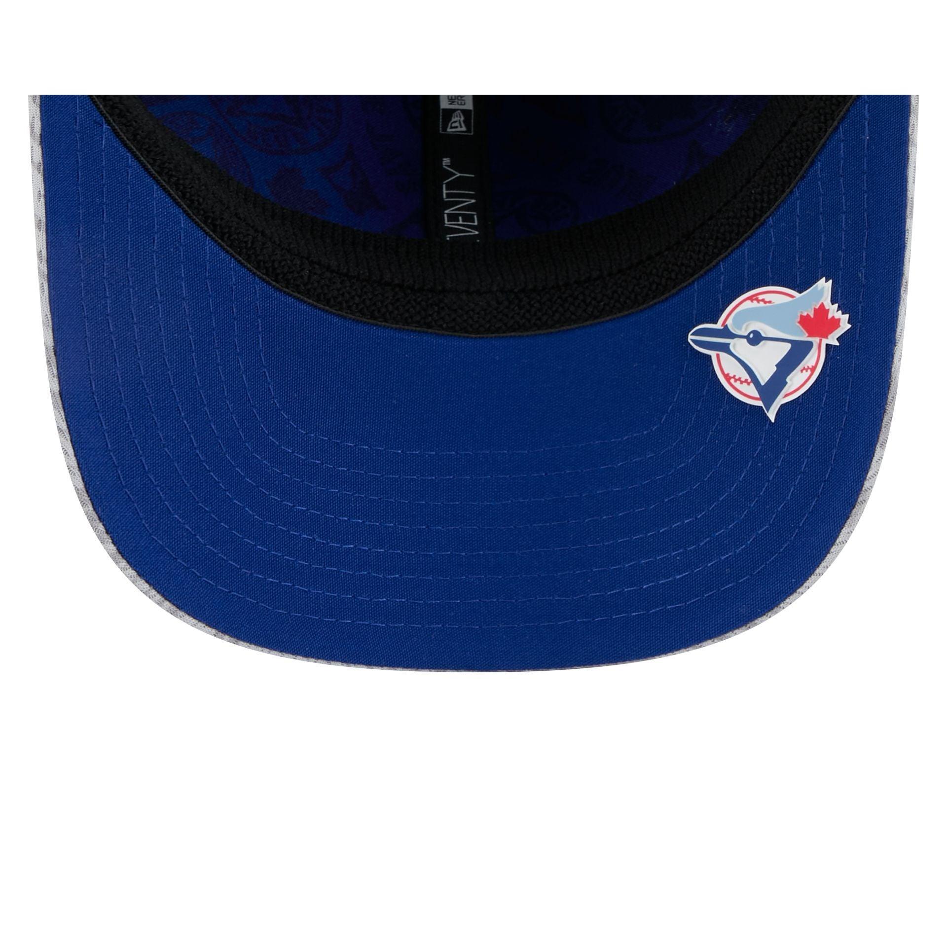 Toronto Blue Jays 2025 Clubhouse Gray 9SEVENTY Stretch-Snap Hat Male Product Image