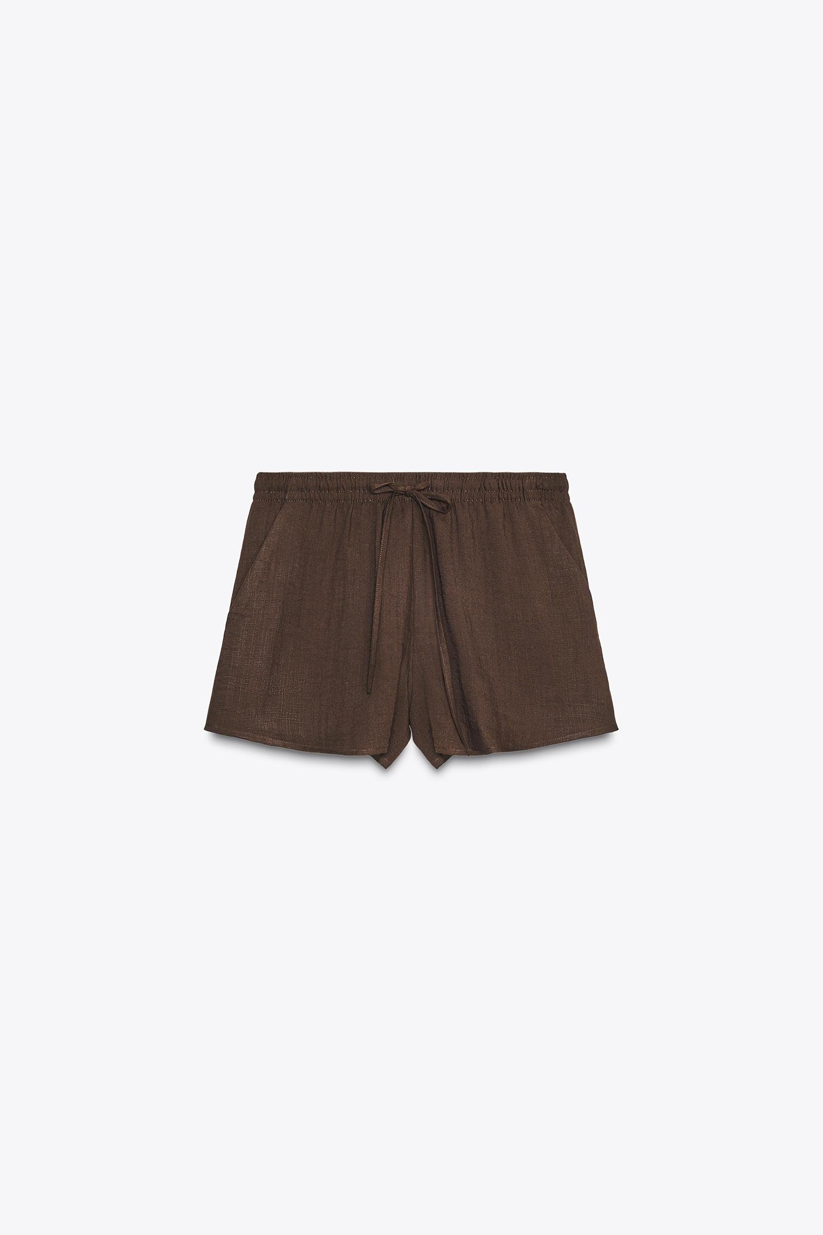 DRAWSTRING MINI SHORTS Product Image