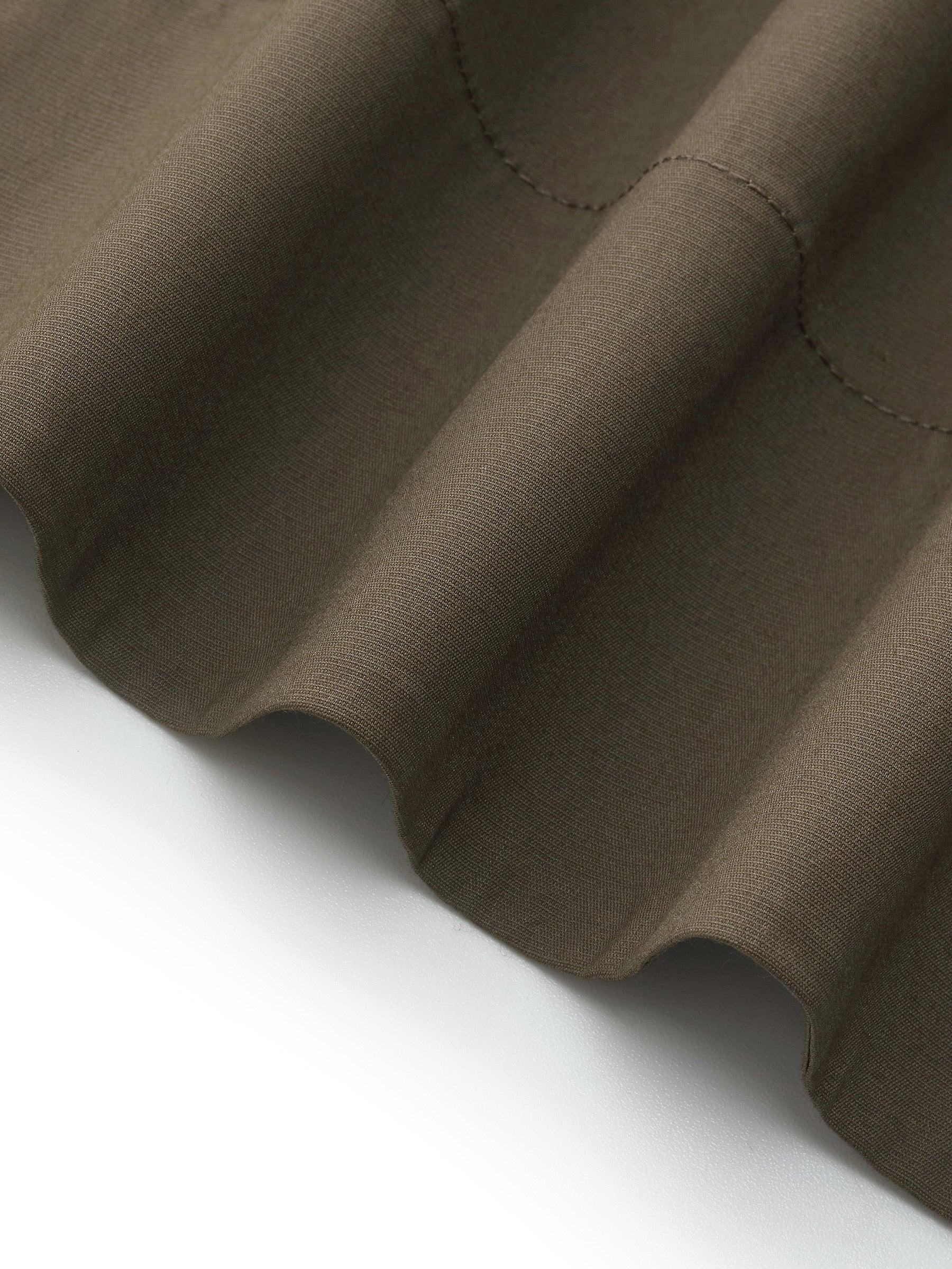 Cap Sleeve Elastic Hem Top And A-Line Skirt Two-Piece Set Product Image