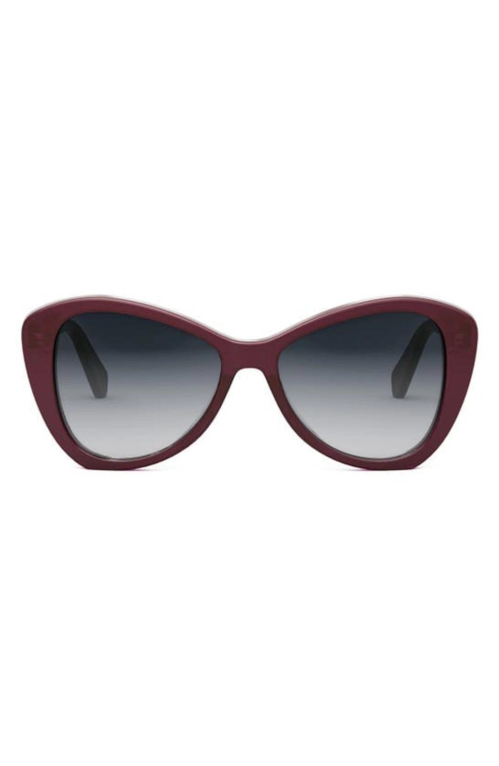 Celine Thin Butterfly Sunglasses, 55mm Product Image