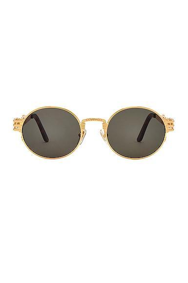 Jean Paul Gaultier Double Resort Sunglasses Metallic Gold.. Product Image