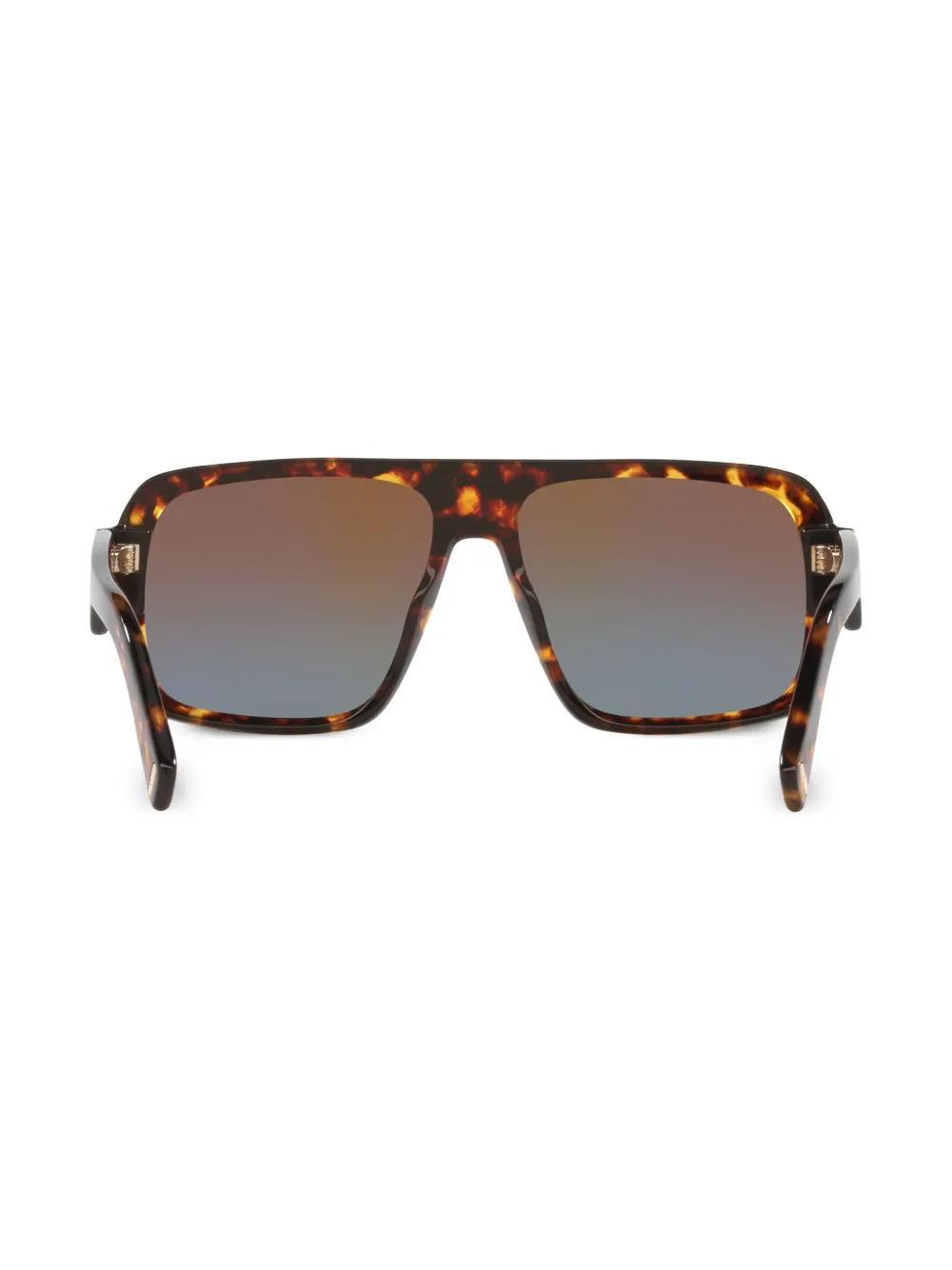 TOM FORD Pilot-frame Glasses In Brown Product Image