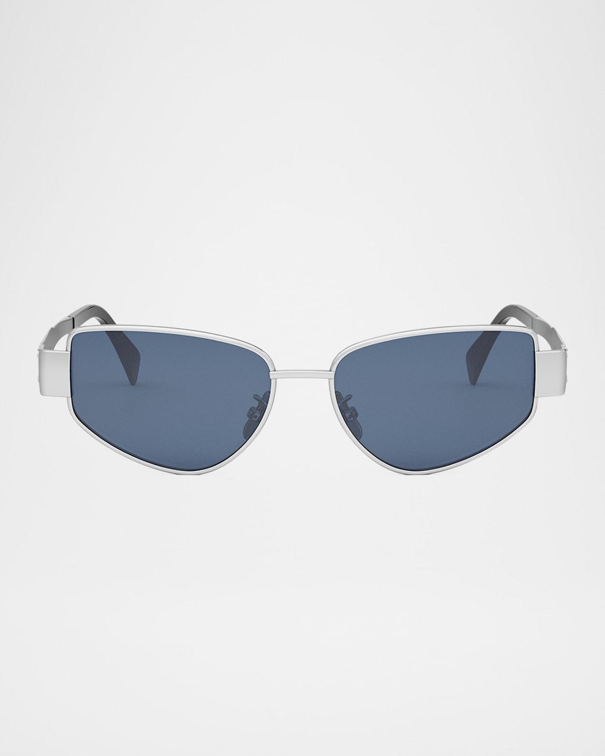 Men's Triomphe Metal Cat-Eye Sunglasses Product Image