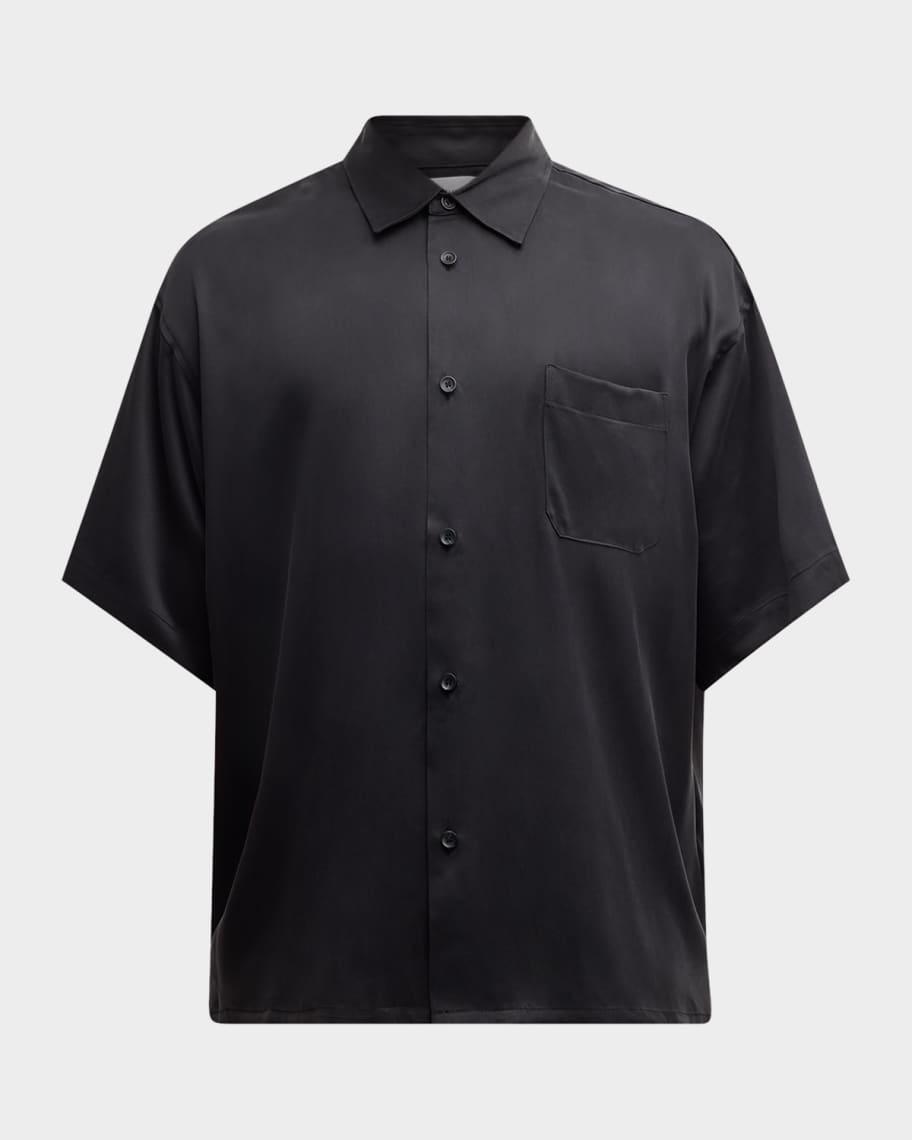 Mens Brushed Silk Sport Shirt Product Image