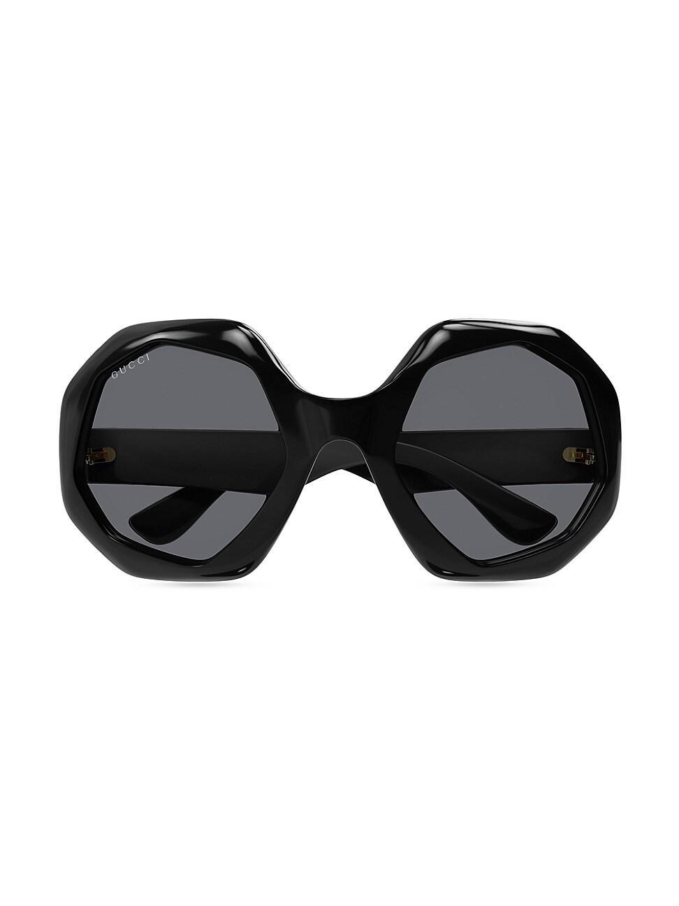 Womens 57MM Geometric Sunglasses Product Image