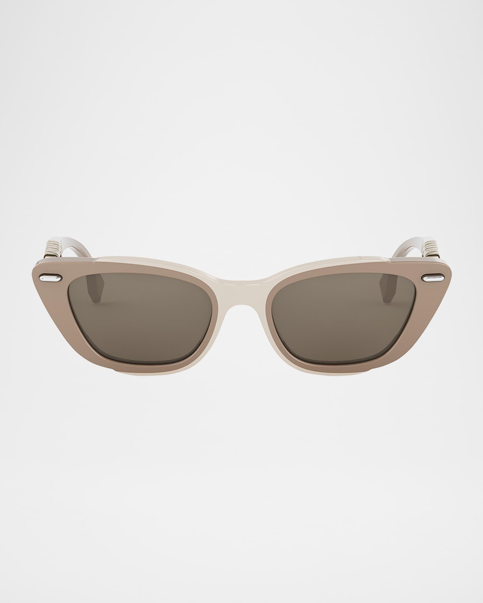 MU 11ZSF Acetate Rectangular Sunglasses Product Image