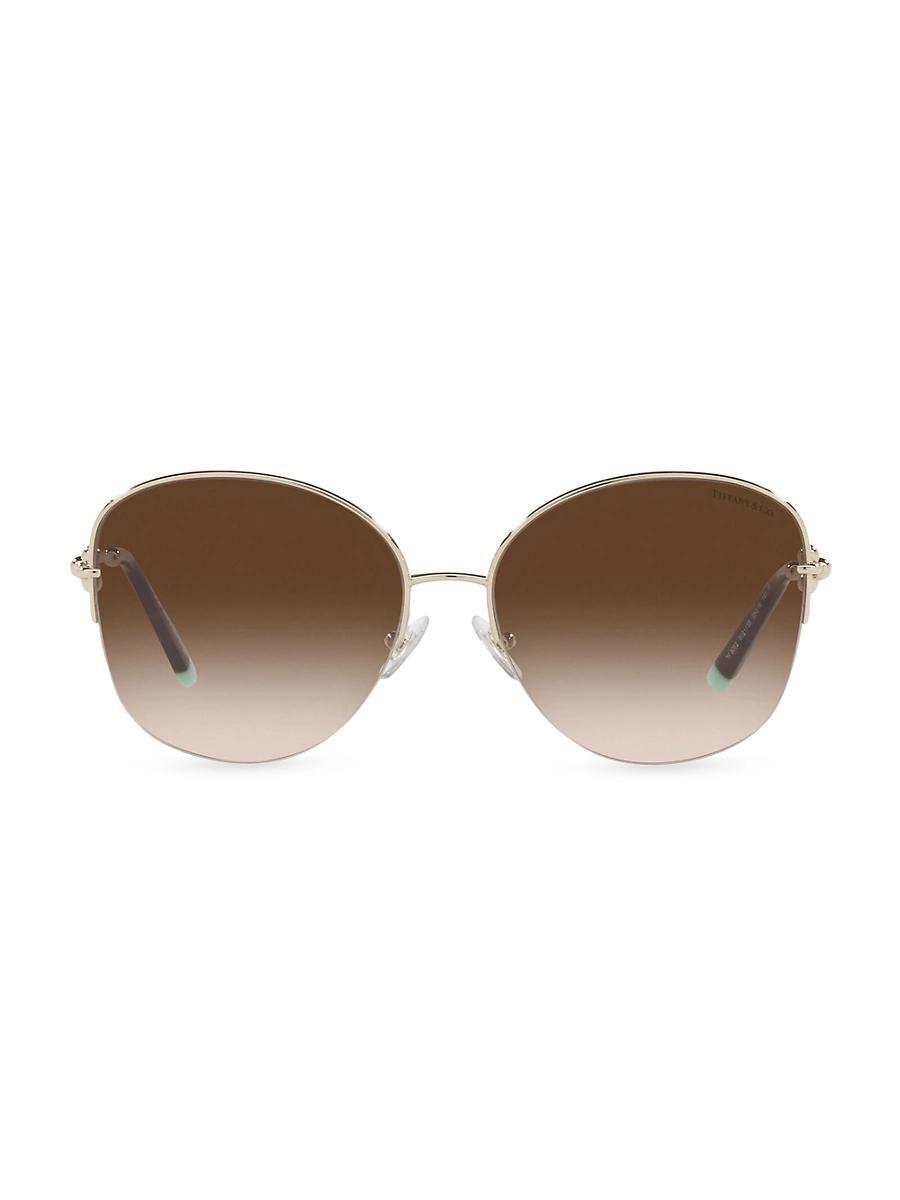 Womens 57MM Square Sunglasses Product Image