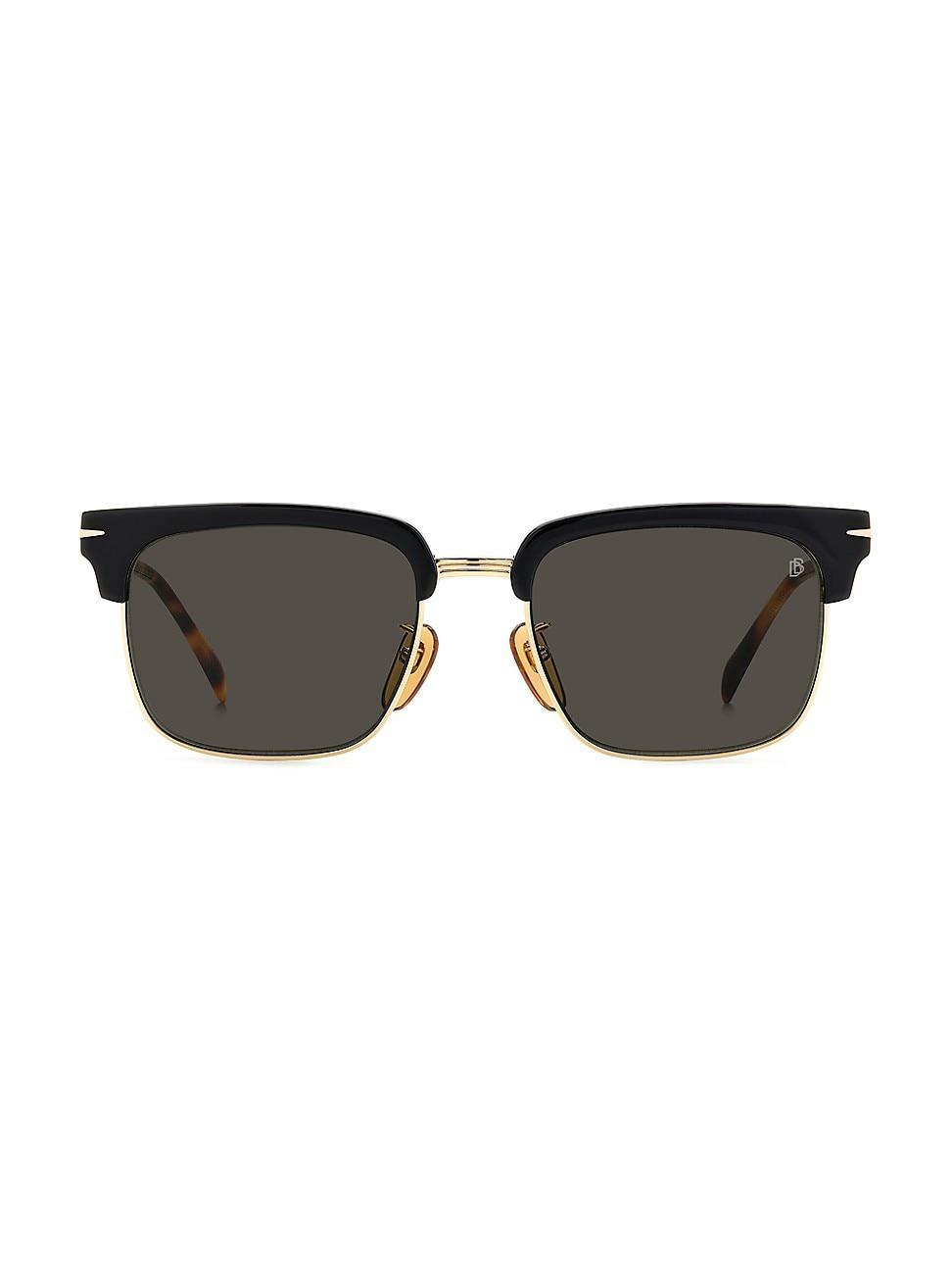 Mens 55MM Rectangle Sunglasses Product Image