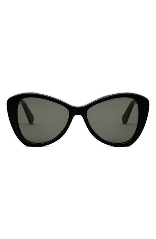 Celine Thin Butterfly Sunglasses, 55mm Product Image