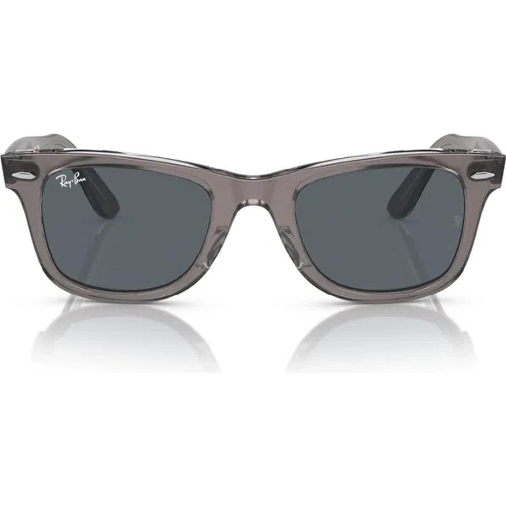 RAY BAN Ray-ban 52mm Square Sunglasses In Grey/navy Product Image