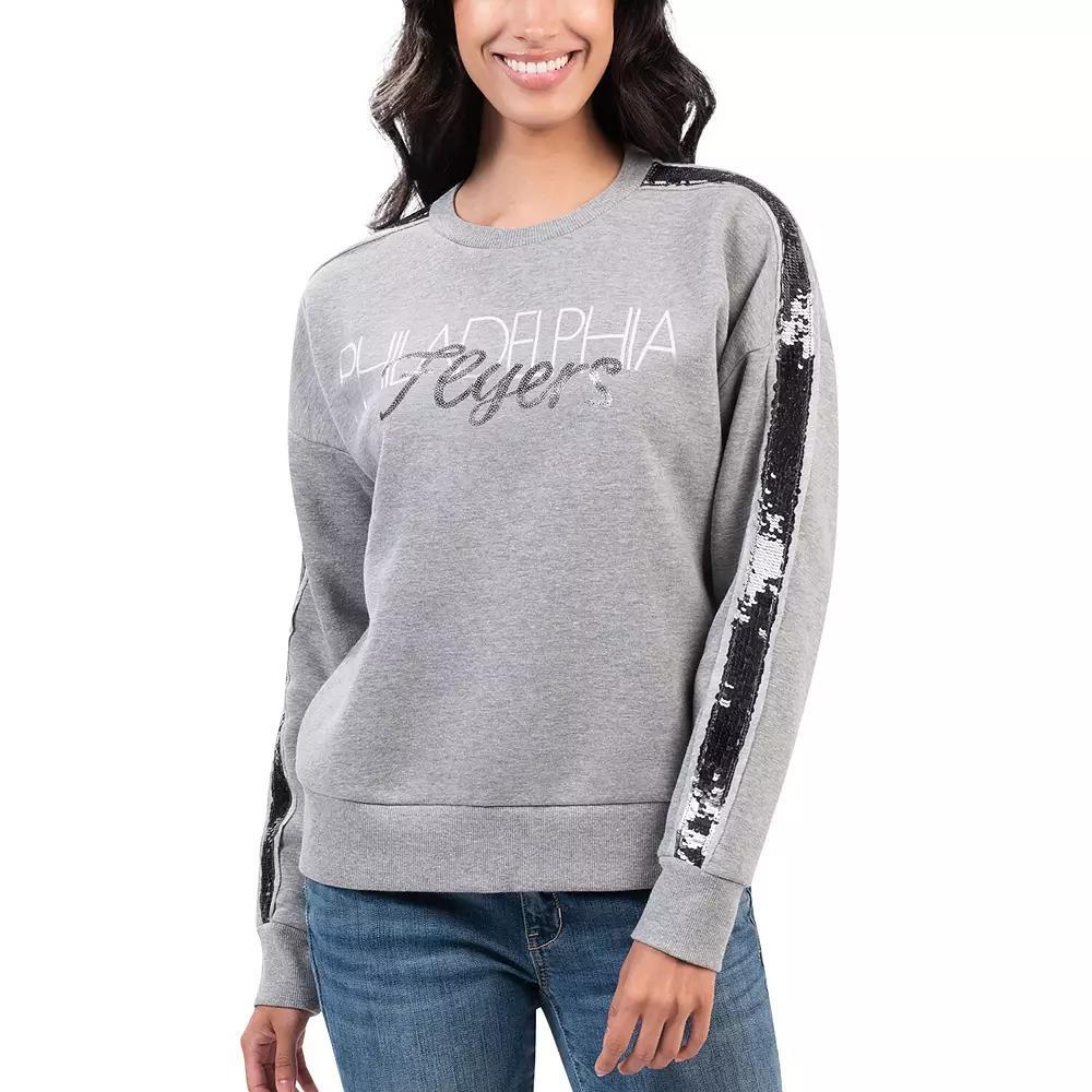 Women's G-III 4Her by Carl Banks Gray Seattle Kraken Penalty Box Pullover Sweatshirt,  Product Image