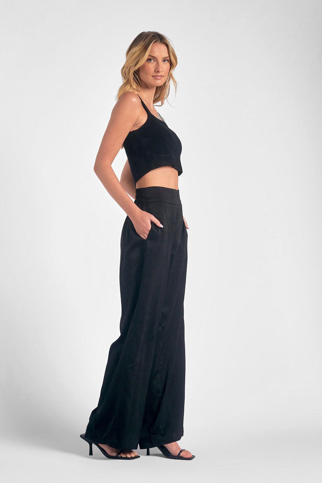 Elastic Waist Pants Product Image