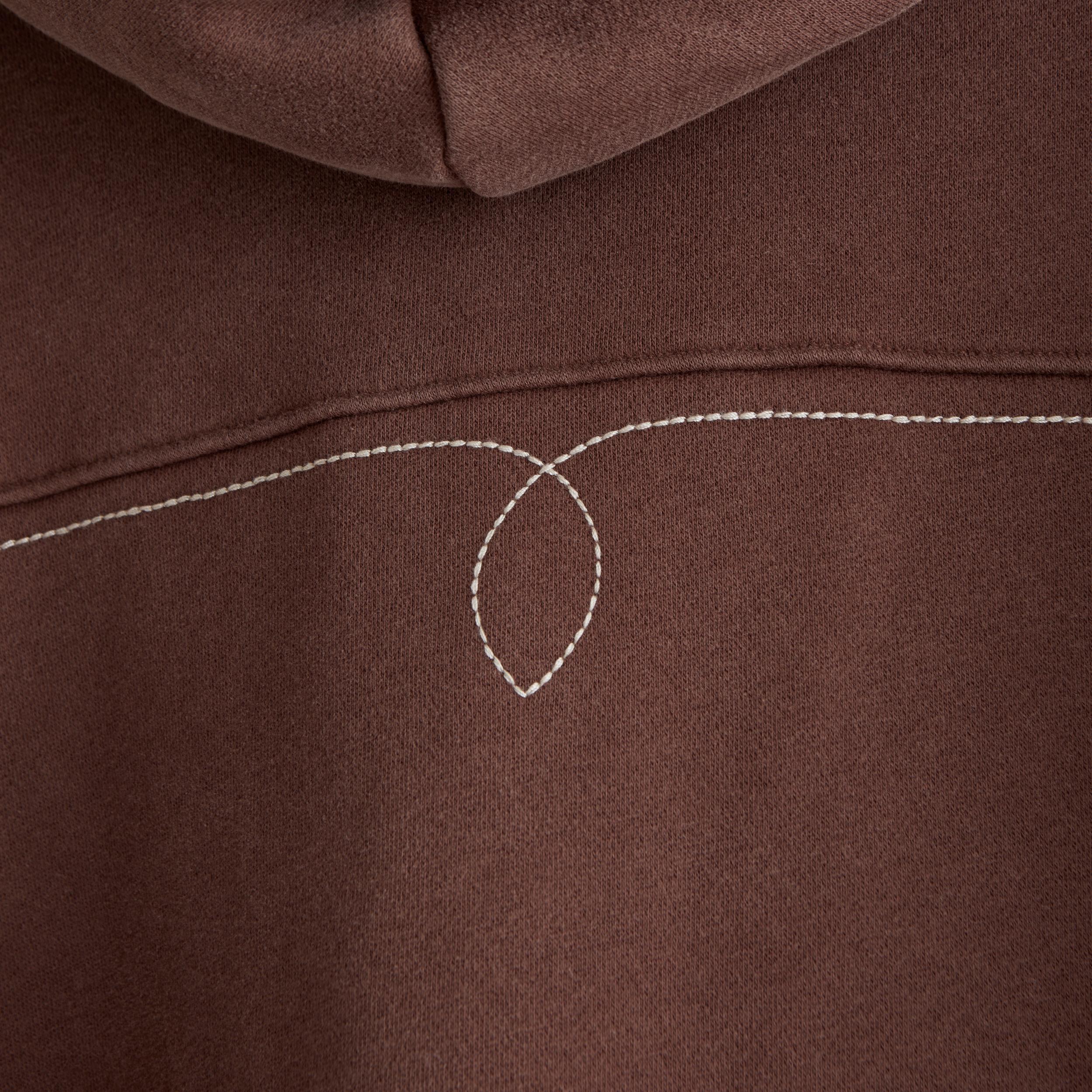 Cropped Essential Full-Zip Hoodie Product Image