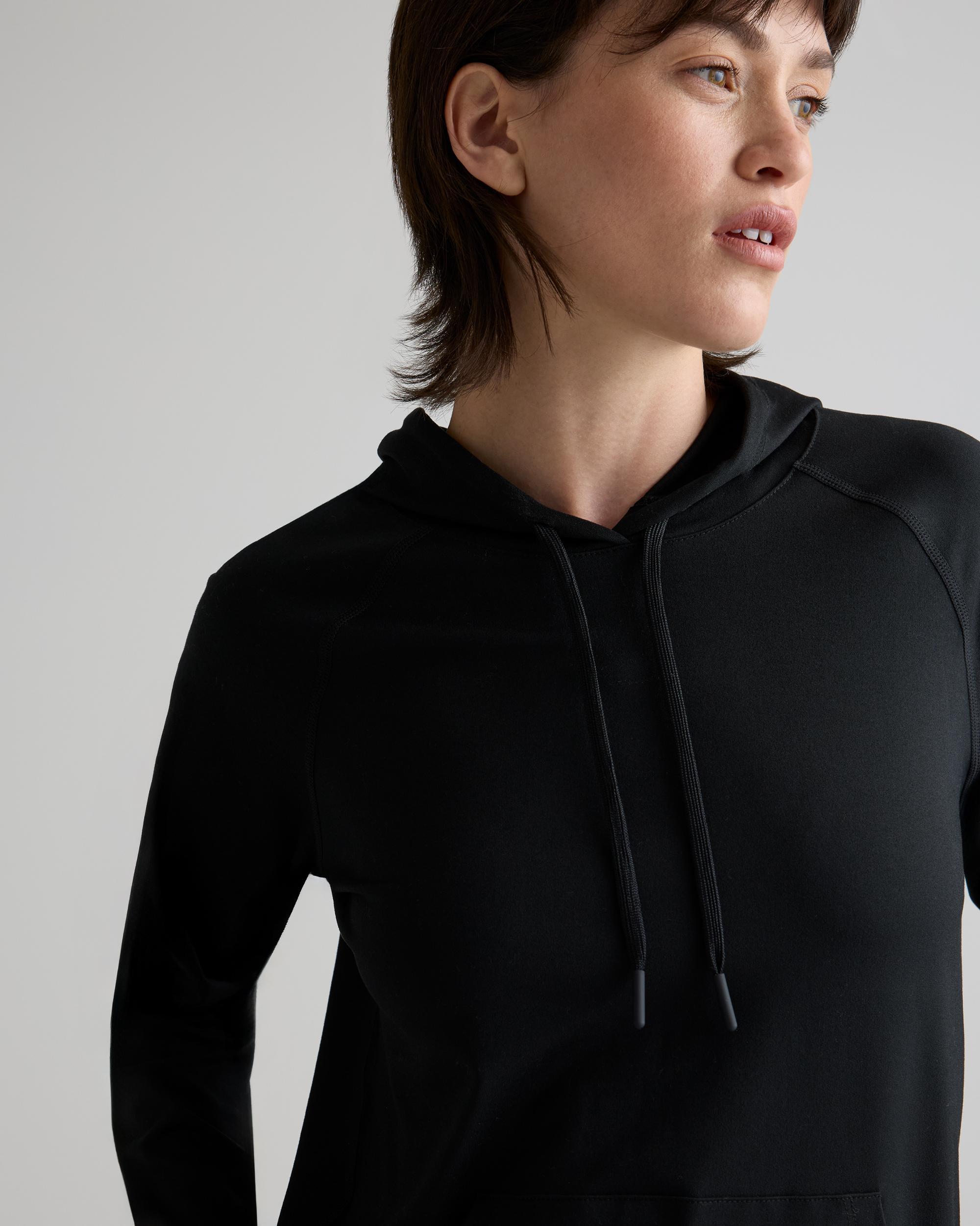 Quince | Women's Super Soft Performance Pullover Hoodie Flowknit Activewear, Size XL, Recycled Polyester Product Image