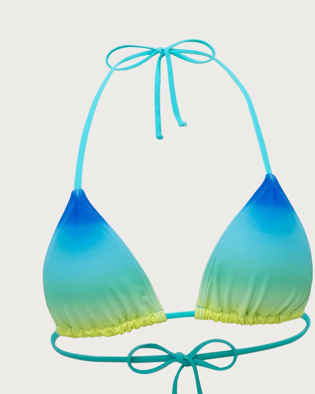 Blue Tie Dye Bikini Set Product Image