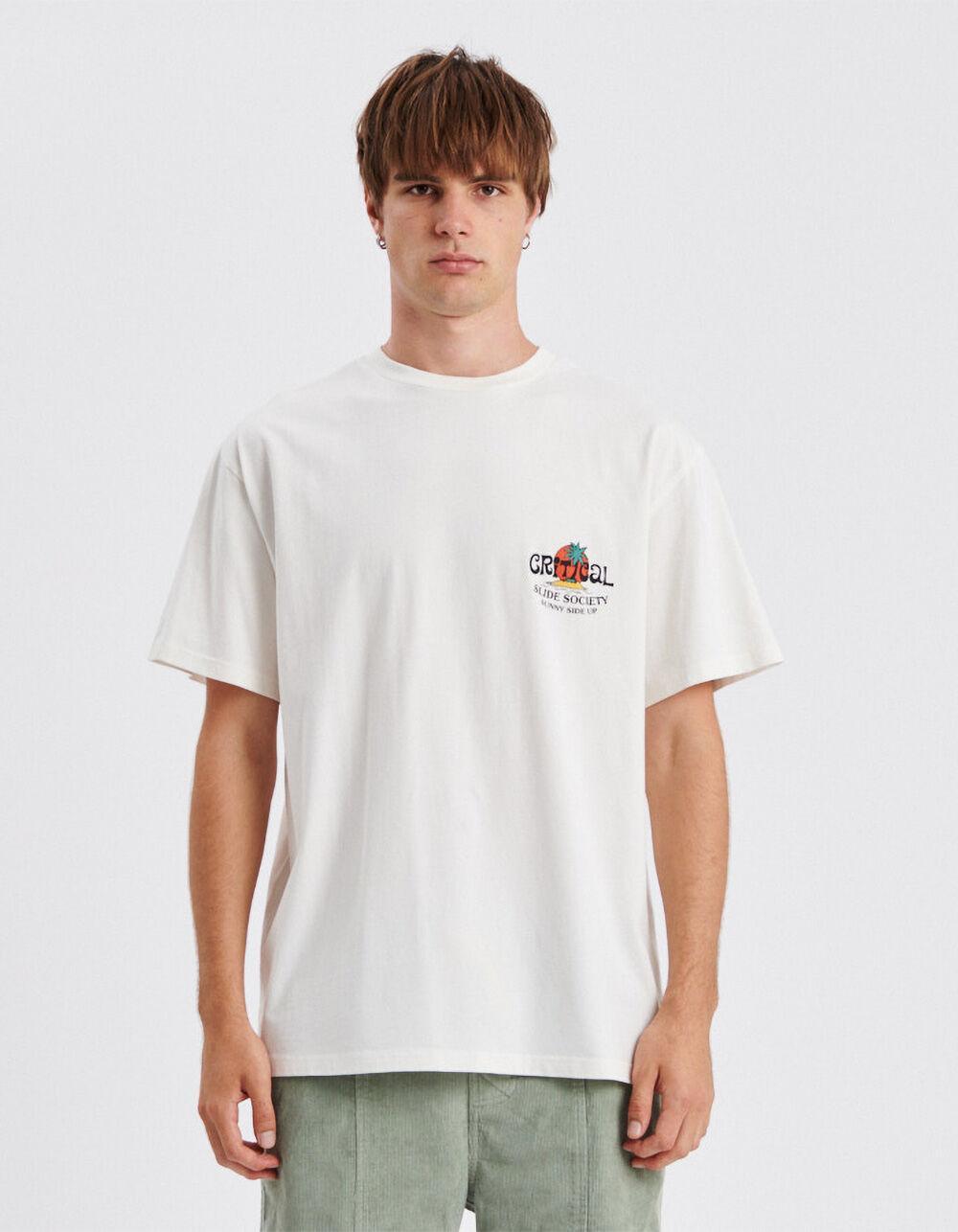 THE CRITICAL SLIDE SOCIETY Sunnyside Mens Tee - WHITE Product Image